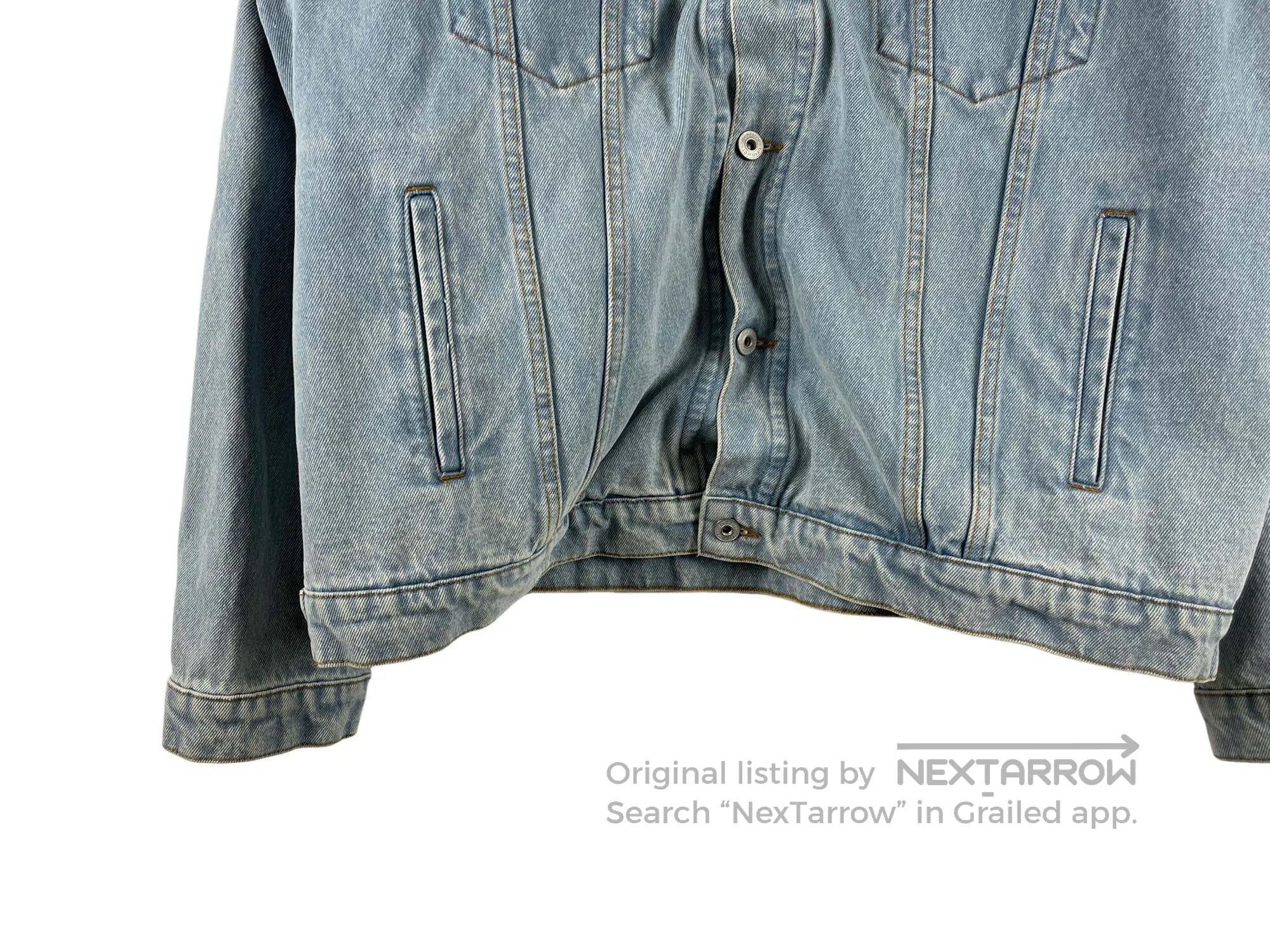 Y/Project Y/Project Steel wire wrinkled wash denim jacket Size US L / EU 52-54 / 3 - 4 Thumbnail