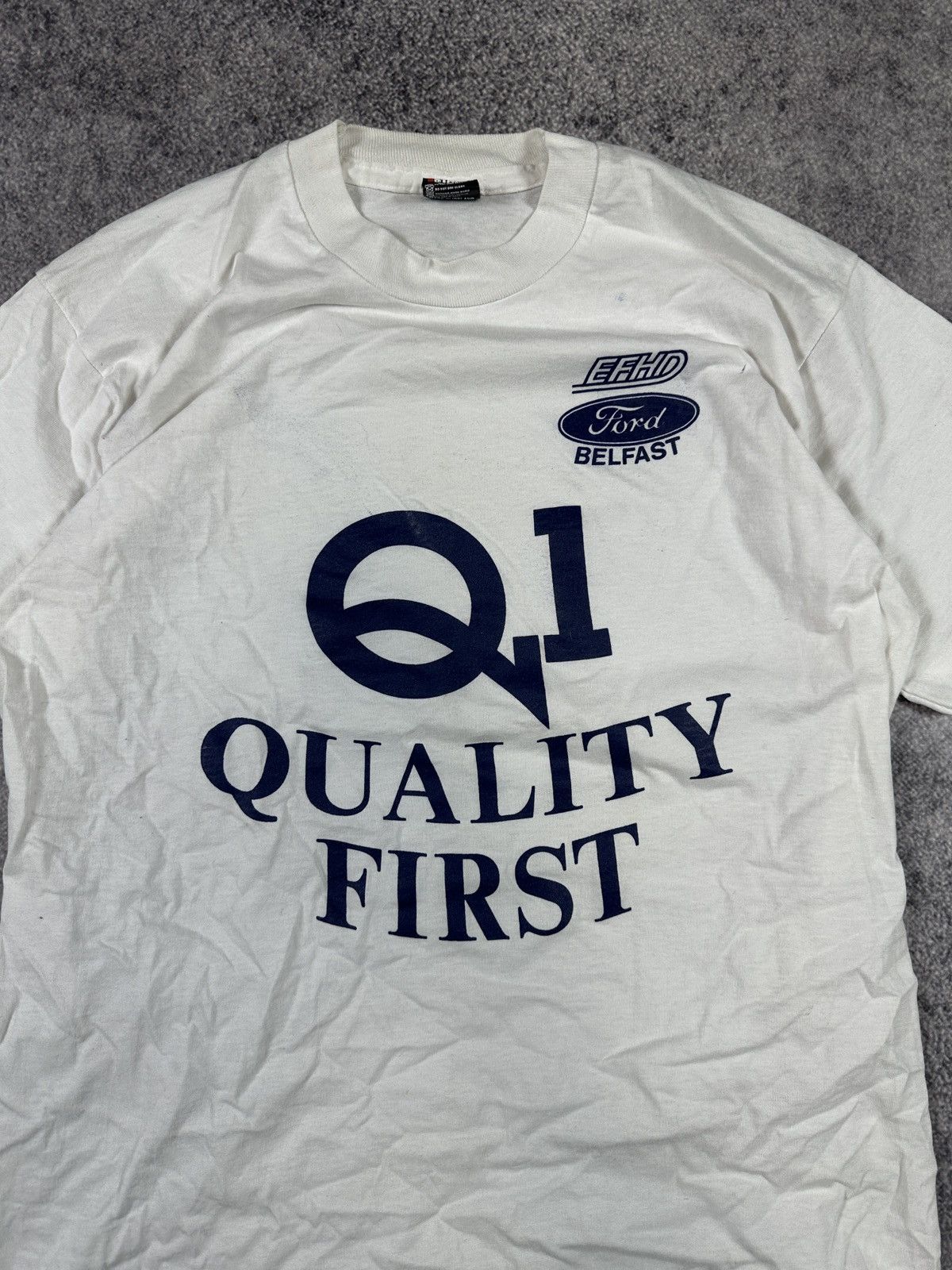 Vintage Vintage 90s Q1 Quality First Ford T-shirt Streetwear Logo L Size US L / EU 52-54 / 3 - 2 Thumbnail