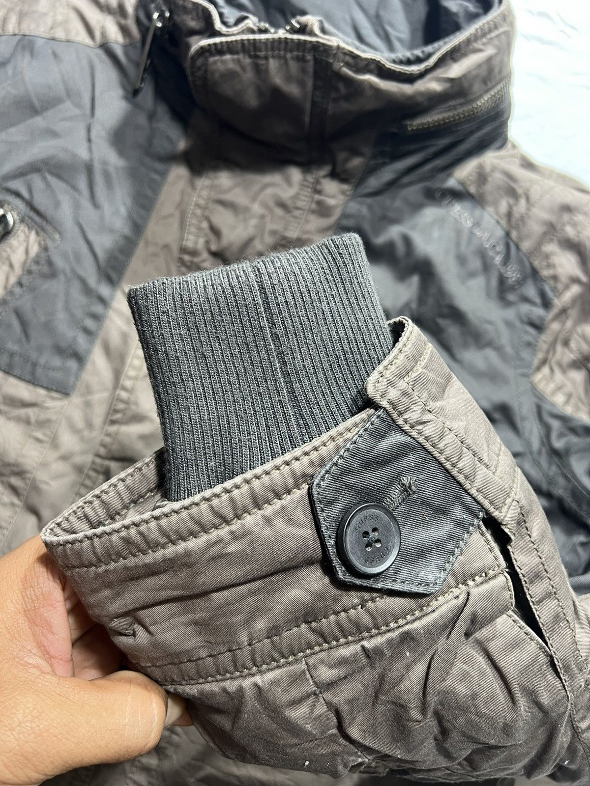 Guess Guess Men's Military Quilted Cotton M65 Field Jacket Size US M / EU 48-50 / 2 - 10 Thumbnail