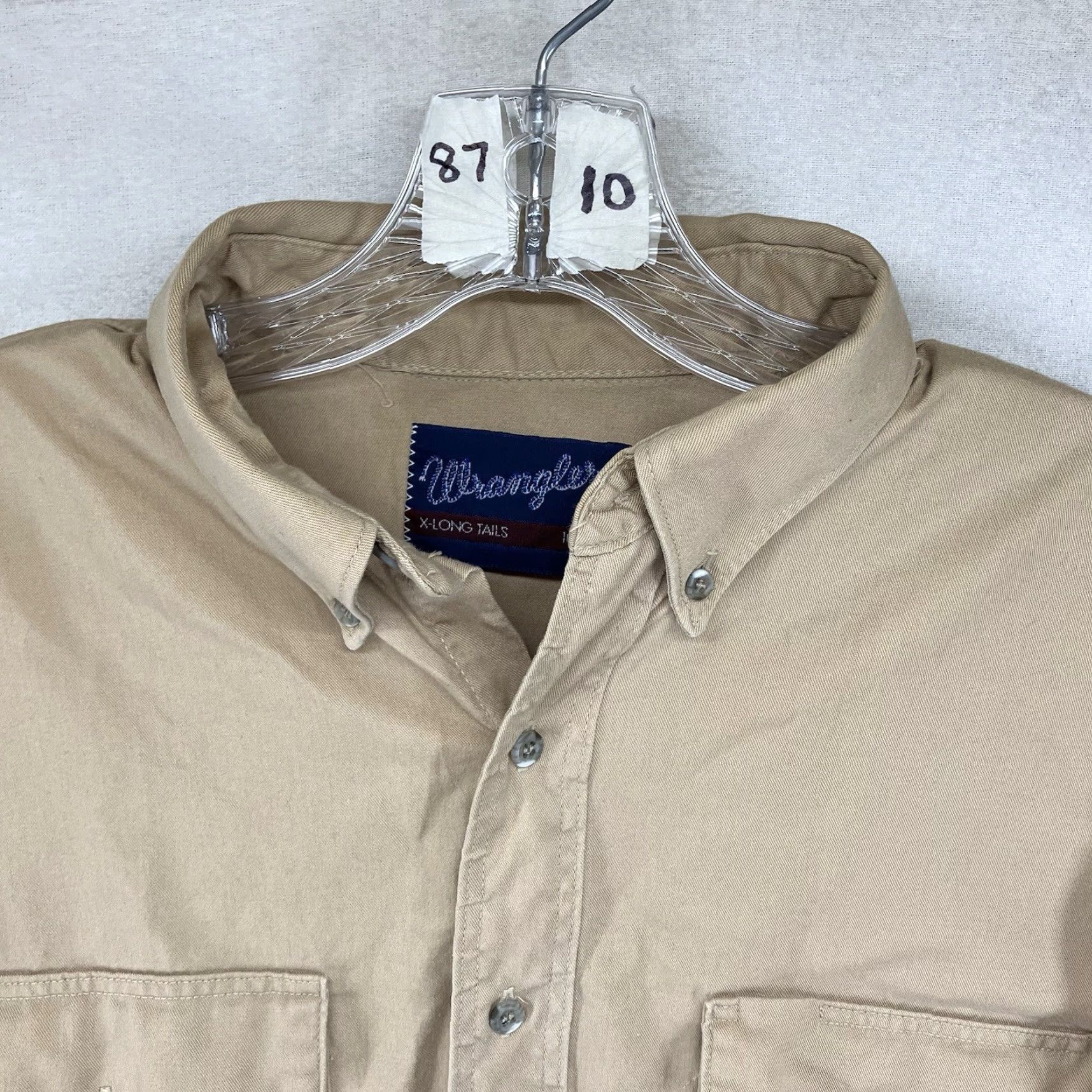Wrangler Vintage Wrangler Western Shirt Mens Medium Solid Brown 90s Cowboy Casual Workwear Size US M / EU 48-50 / 2 - 4 Thumbnail
