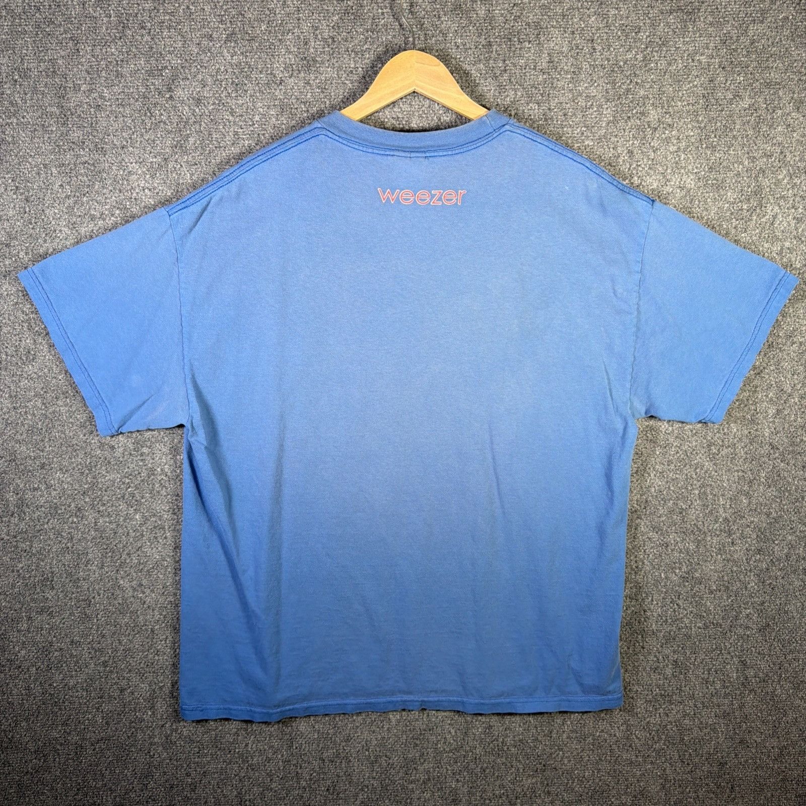 Band Tees Vintage Weezer Shirt Mens XL Blue 90s Band Tee Music Rock Size US XL / EU 56 / 4 - 9 Thumbnail