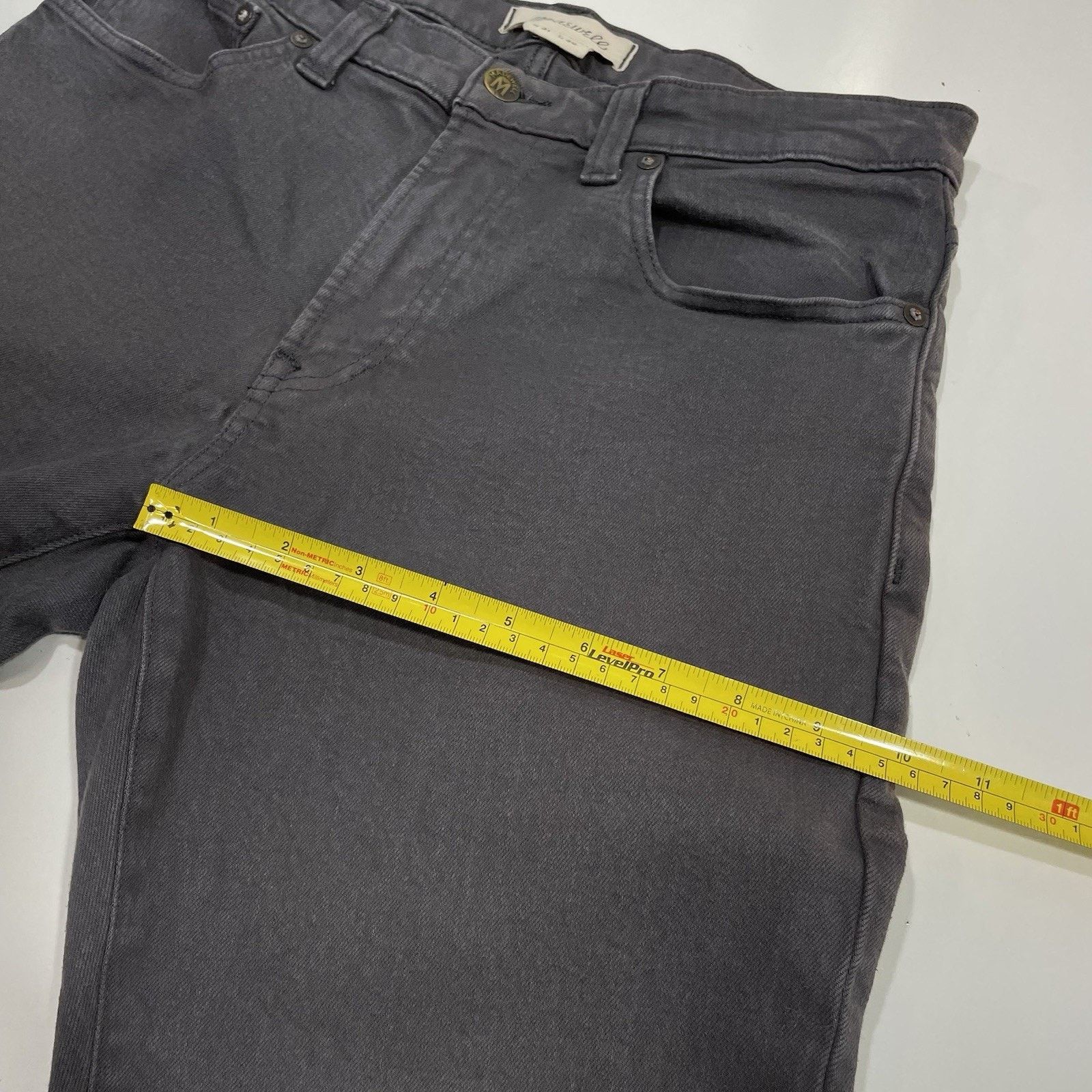 Madewell Madewell Jeans Men’s 31x30 Slim Fit Straight Leg Gray Denim Size US 31 - 4 Thumbnail