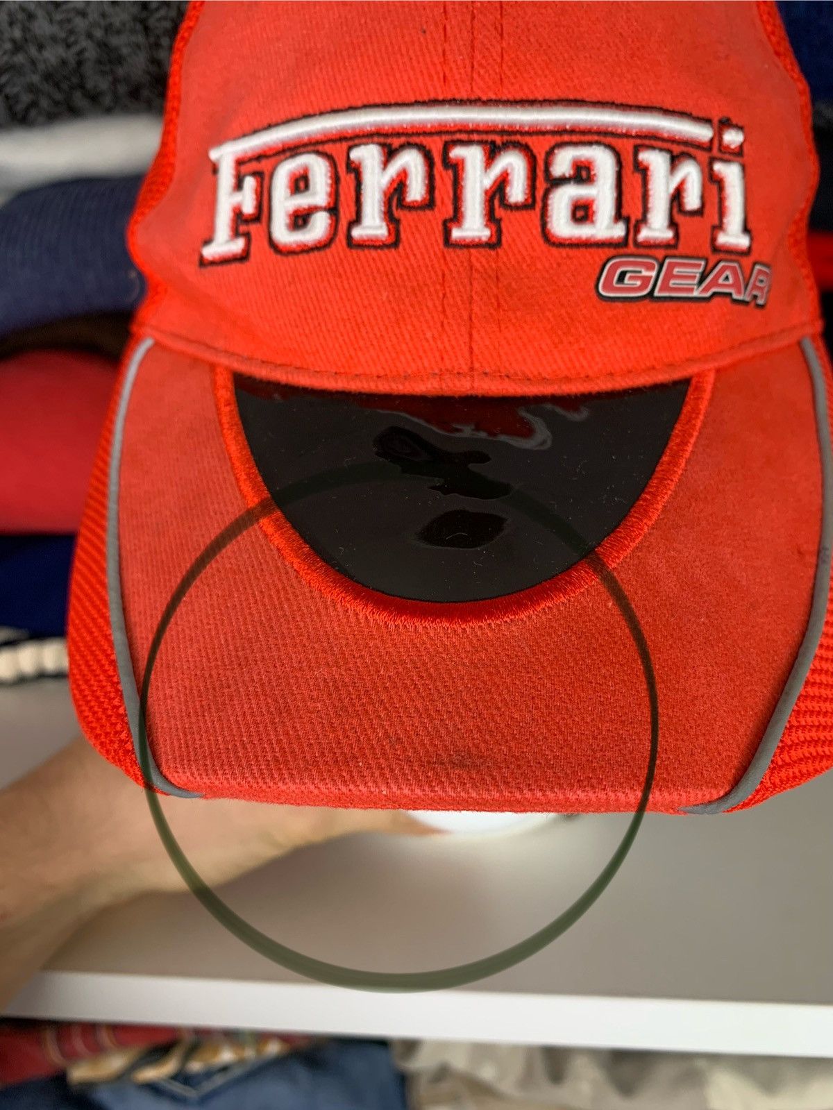 Ferrari × Vintage Vintage Ferrari Cap Hat Size ONE SIZE - 7 Thumbnail