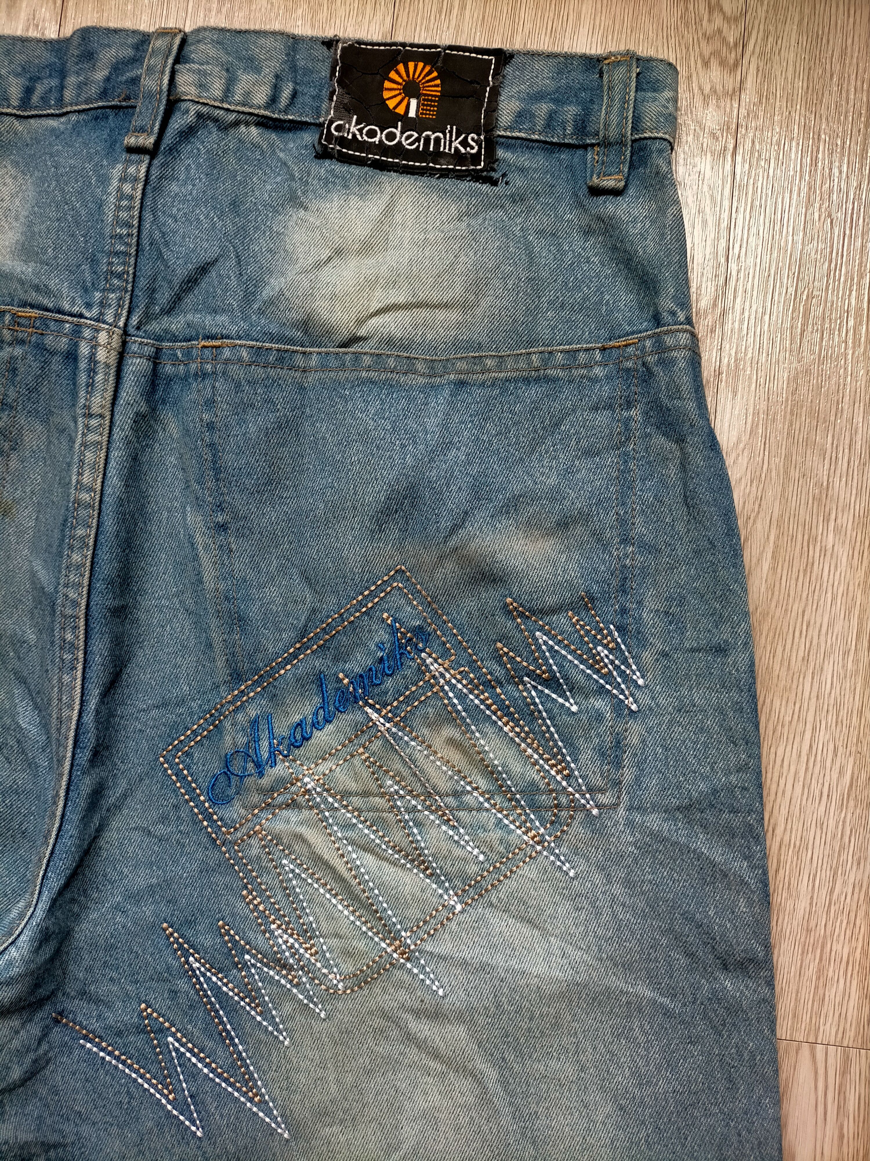 Akademiks Akademiks Baggy Patchwork blue Jeans Size US 36 / EU 52 - 13 Thumbnail