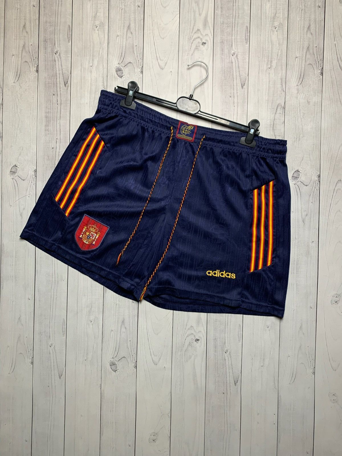 Adidas × Vintage Vintage adidas Spain soccer shorts size L rare Size US 36 / EU 52 - 1 Thumbnail