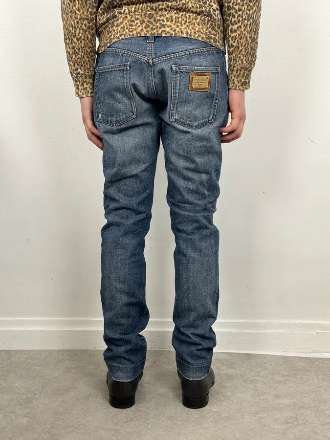 Dolce & Gabbana 2000s Dolce & Gabbana Blue Slim Denim Jeans Size US 30 / EU 46 - 3 Thumbnail