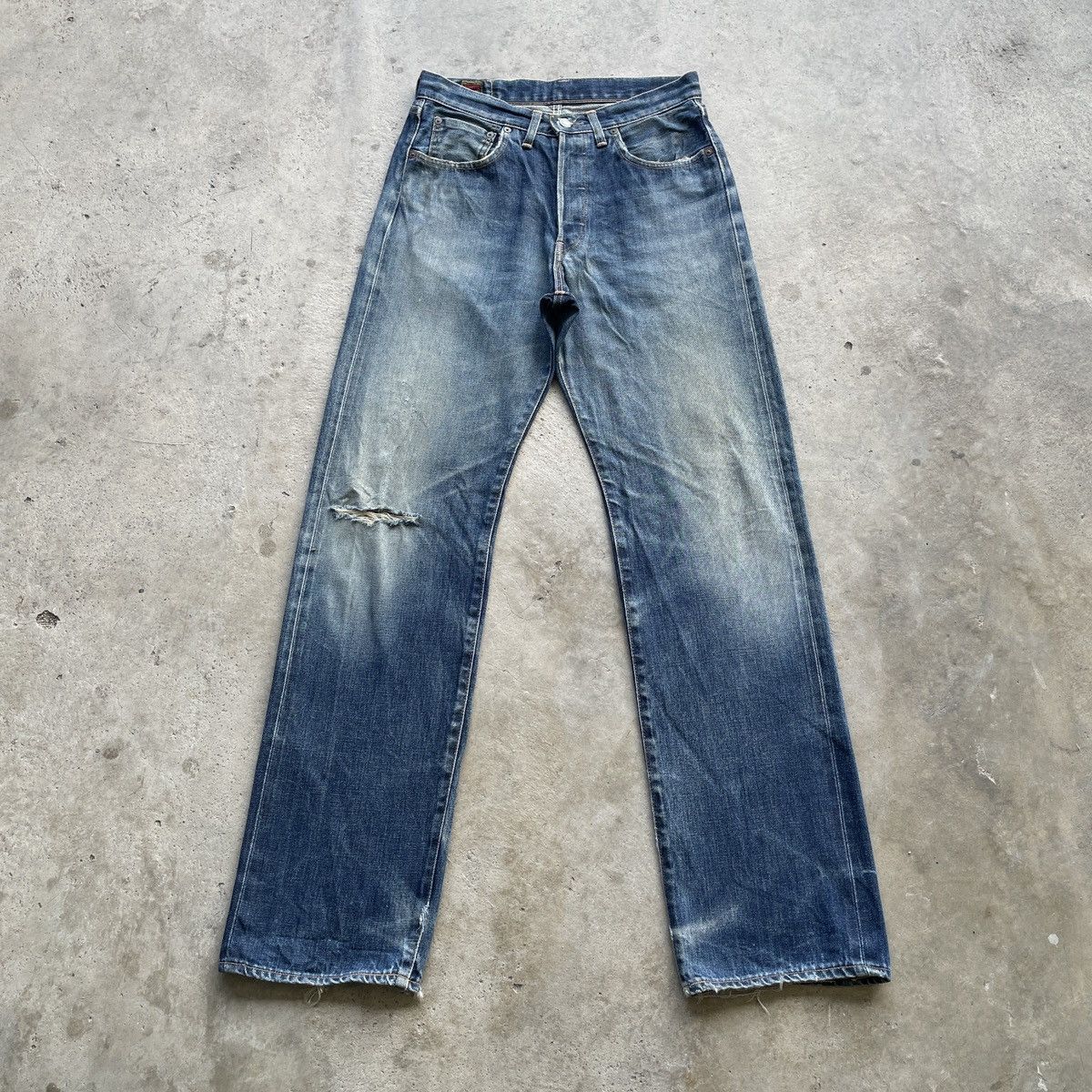 Edwin Vintage Edwin 505 sx Button Fly Jeans Selvedge Pants Size US 30 / EU 46 - 1 Thumbnail
