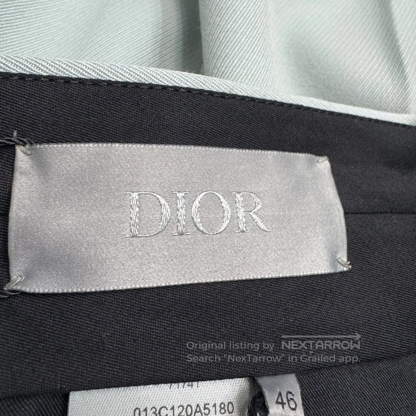 Dior Dior Solid-color wool casual pants| Size US 30 / EU 46 - 3 Thumbnail
