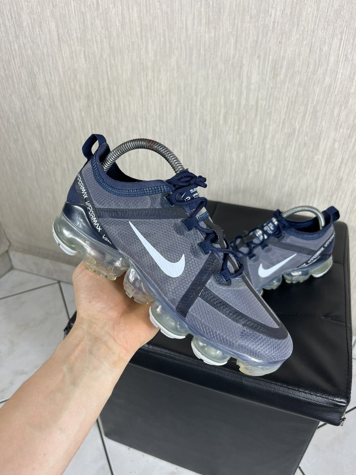 Nike Nike air vapormax 2019 obsidian pure platinum sneakers shoes Size US 7 / EU 40 - 1 Thumbnail