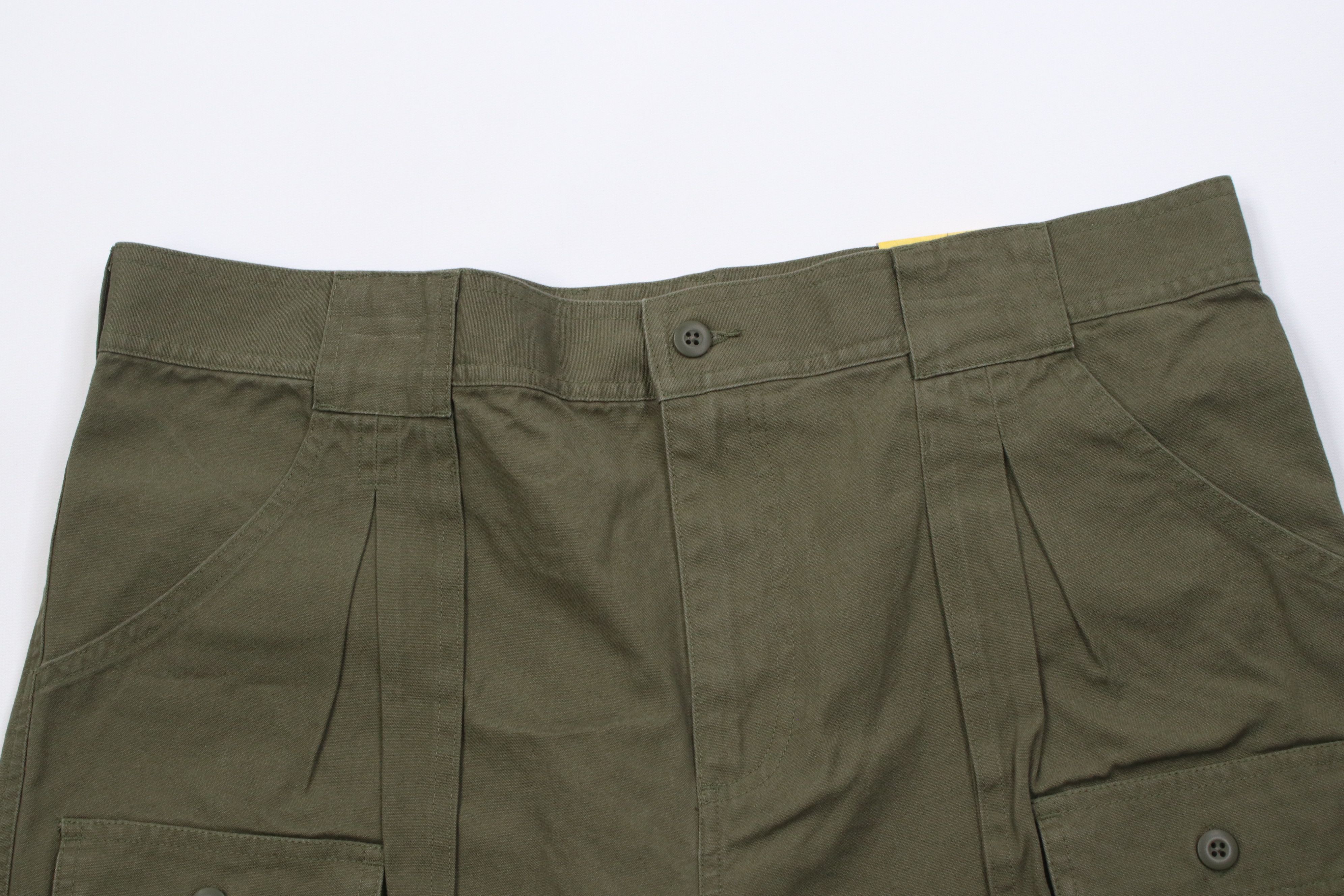Cabelas Deadstock Vintage Y2K Cabelas Utility Cargo Shorts Olive Size US 36 / EU 52 - 2 Thumbnail