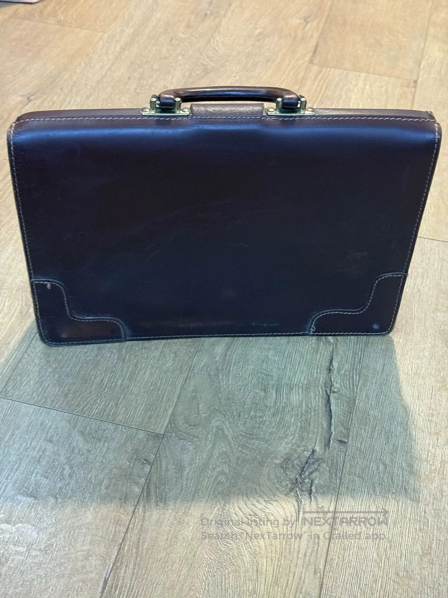 Other London Vintage British Leather Briefcase. Size ONE SIZE - 4 Thumbnail