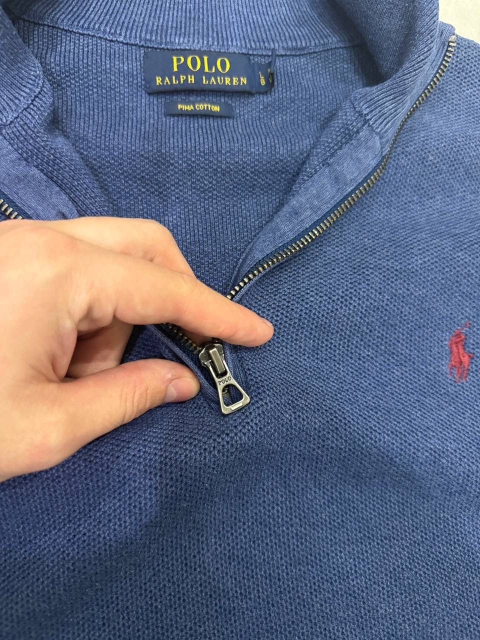 Polo Ralph Lauren Vintage Polo Ralph Lauren 1/4 Zip Sweater Old Money Size US L / EU 52-54 / 3 - 3 Thumbnail