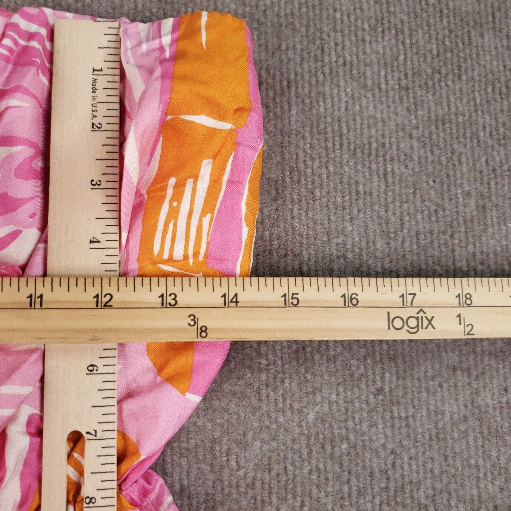 Lilly Pulitzer Lilly Pulitzer Fan Dance Tiernan Dress Womens Size 8 Orange Pink Silk Ruffle Size M / US 6-8 / IT 42-44 - 3 Thumbnail