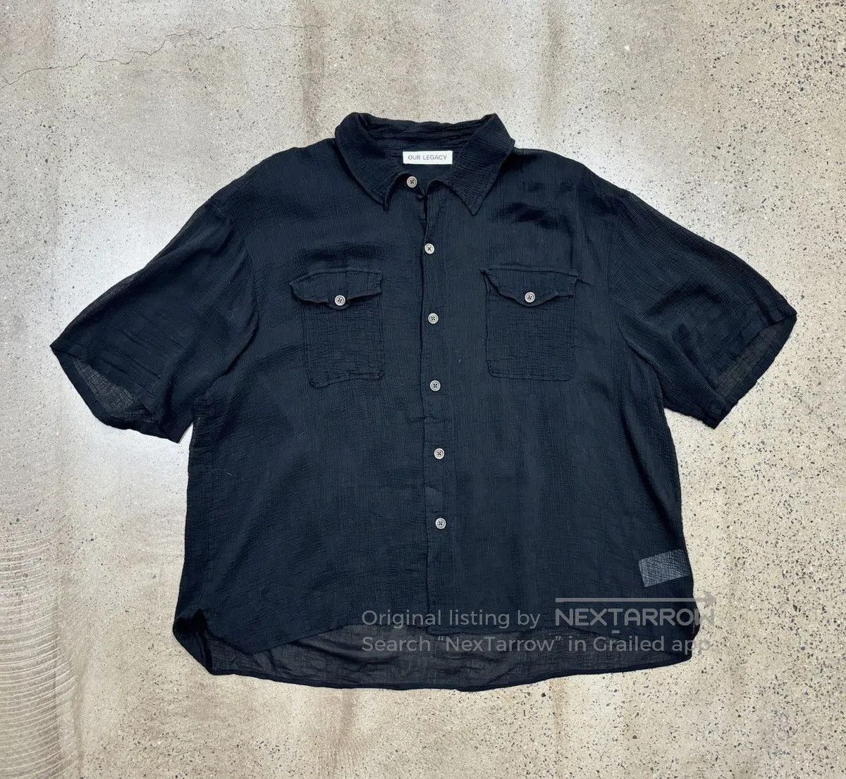 Our Legacy 50/L - Short Sleeve Box Shirt - Tiger Print | Grailed