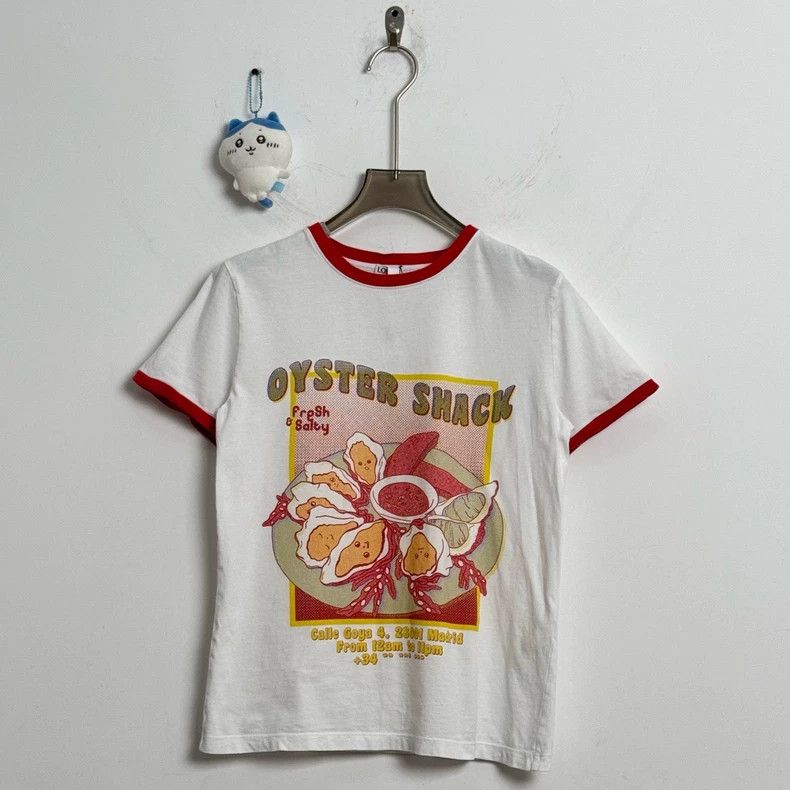 Loewe LOEWE Seafood cartoon logo short sleeves Size S / US 4 / IT 40 - 1 Thumbnail