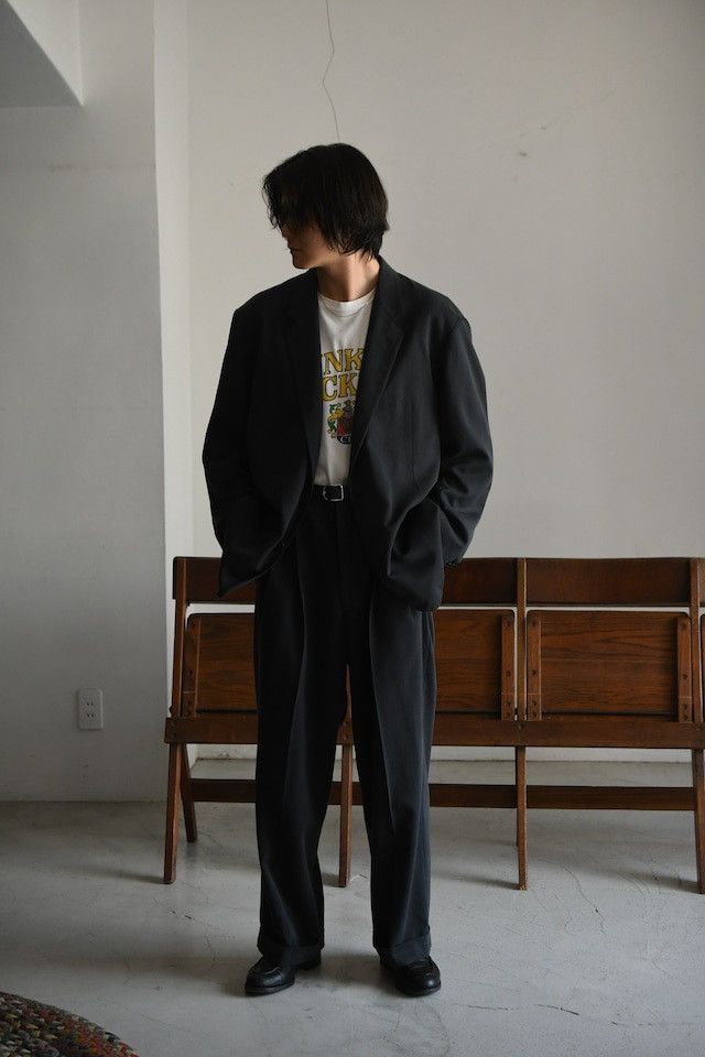 A.PRESSE A.PRESSE / Washed Silk Jacket (Charcoal) Size US XL / EU 56 / 4 - 19 Thumbnail