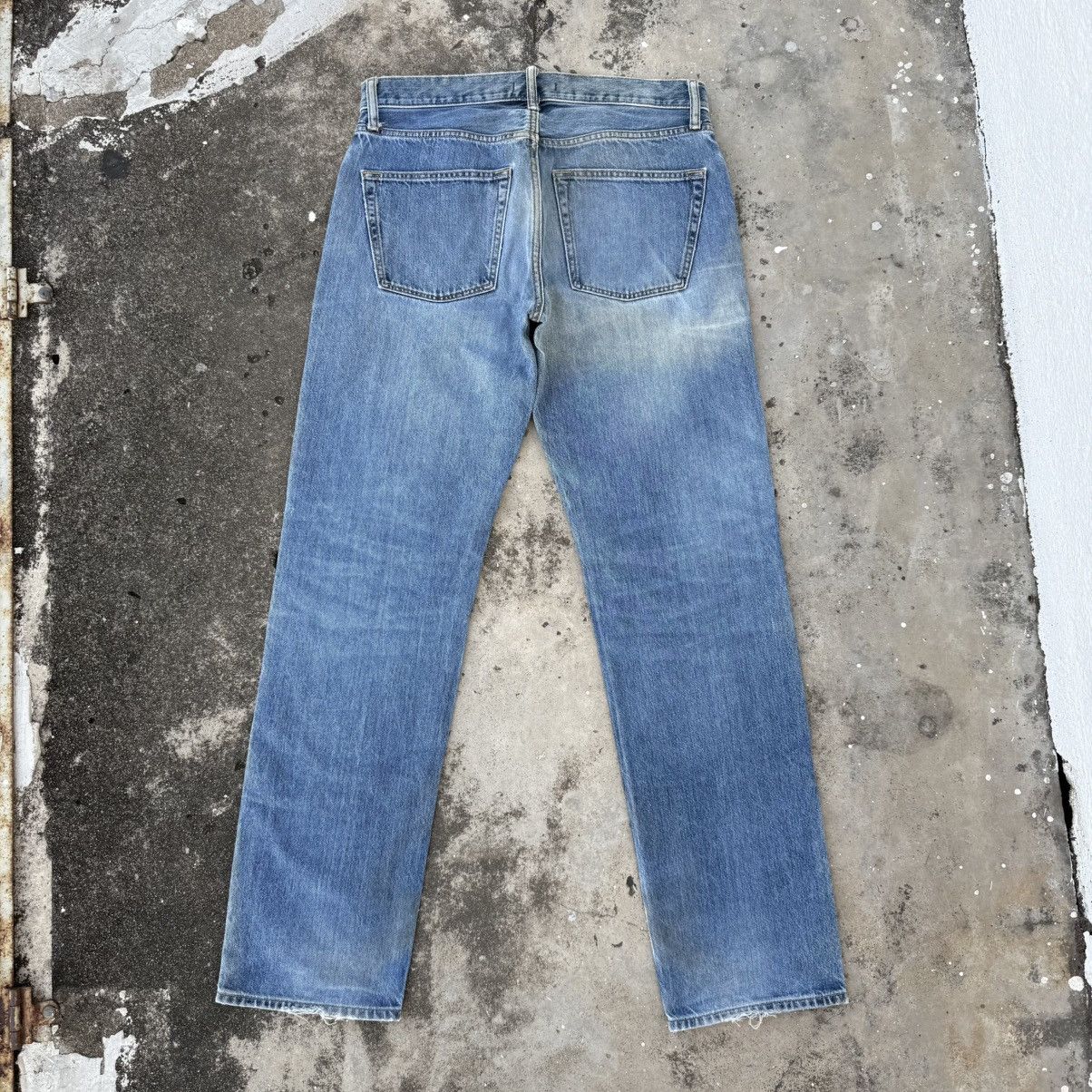 Japanese Brand VINTAGE JAPANESE FADED RIPPED JEAN DENIM PANTS Size US 33 - 7 Thumbnail