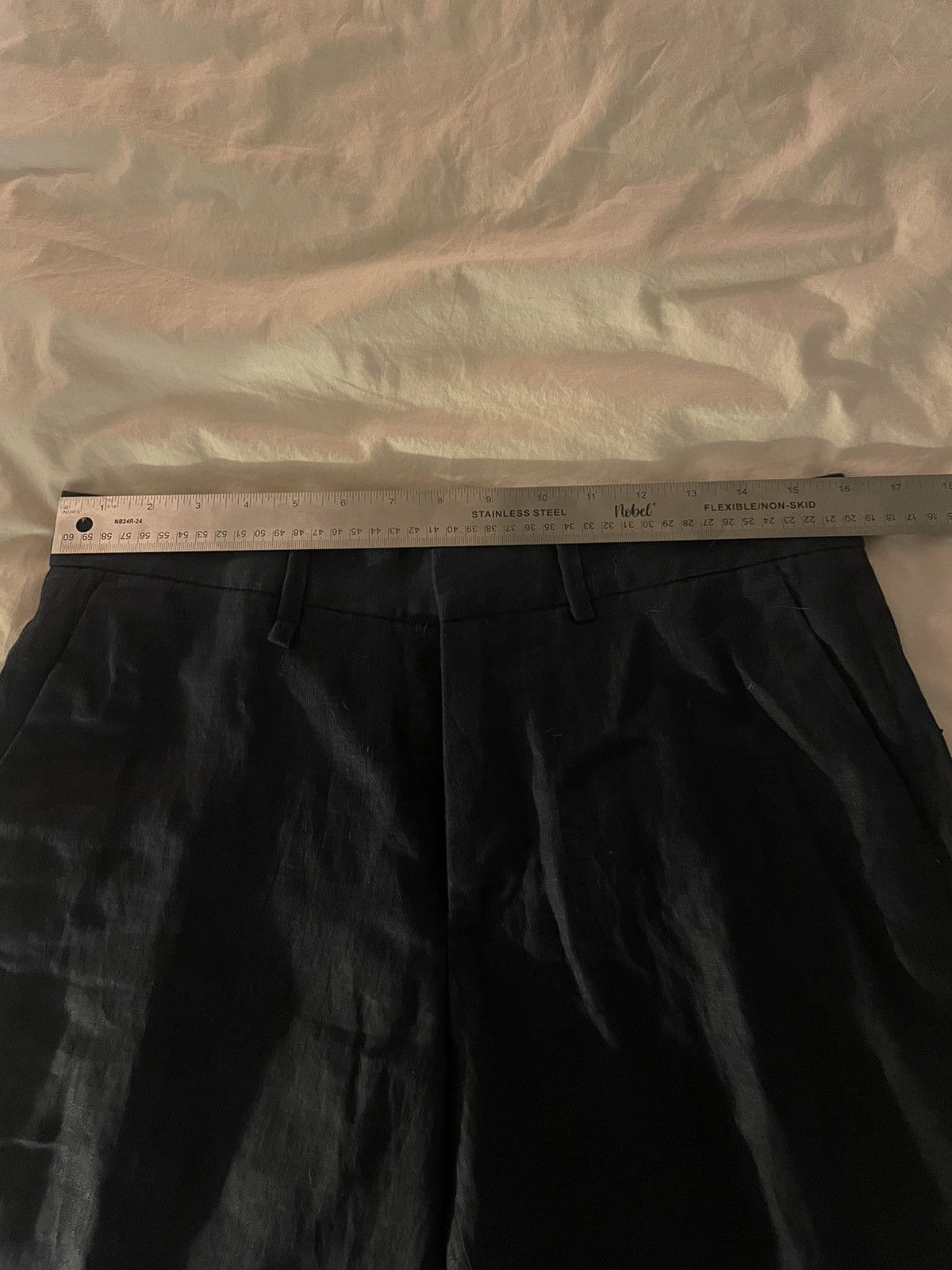 Wax London Wax London Alp Navy Linen Trousers Size US 32 / EU 48 - 4 Thumbnail
