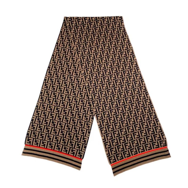 Fendi Fendi Old-fashioned cashmere scarf Size ONE SIZE - 1 Thumbnail