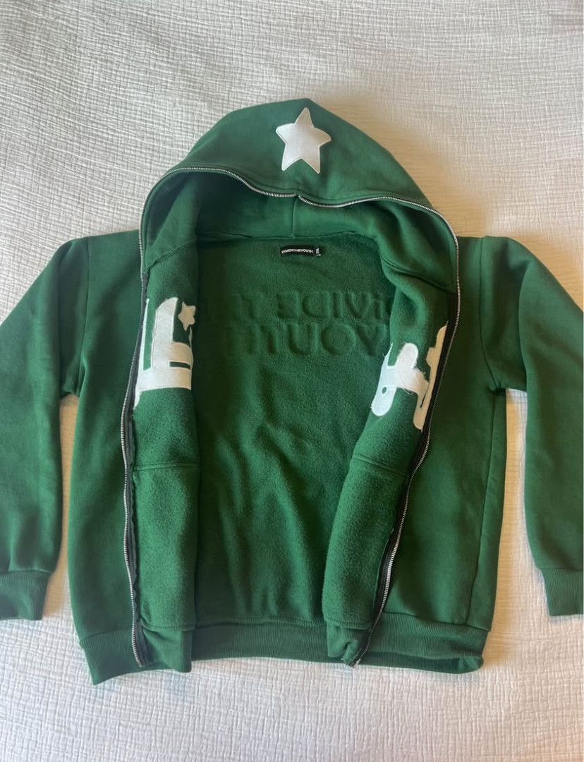 Divide The Youth Dark green full zip Size US XXL / EU 58 / 5 - 3 Thumbnail