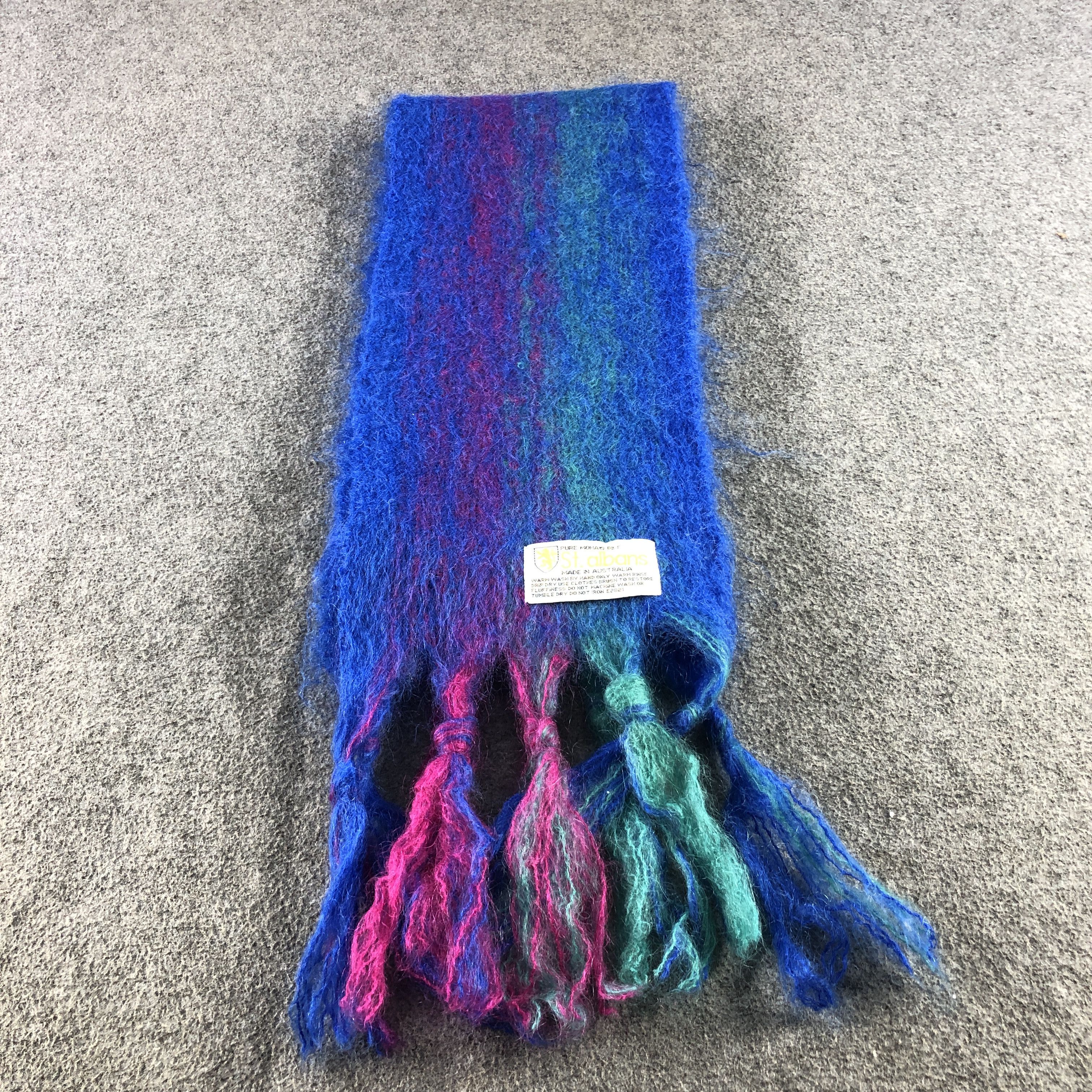 Vintage St Albans Mohair Scarf Muffler Neckwear V2925 Size ONE SIZE - 2 Thumbnail
