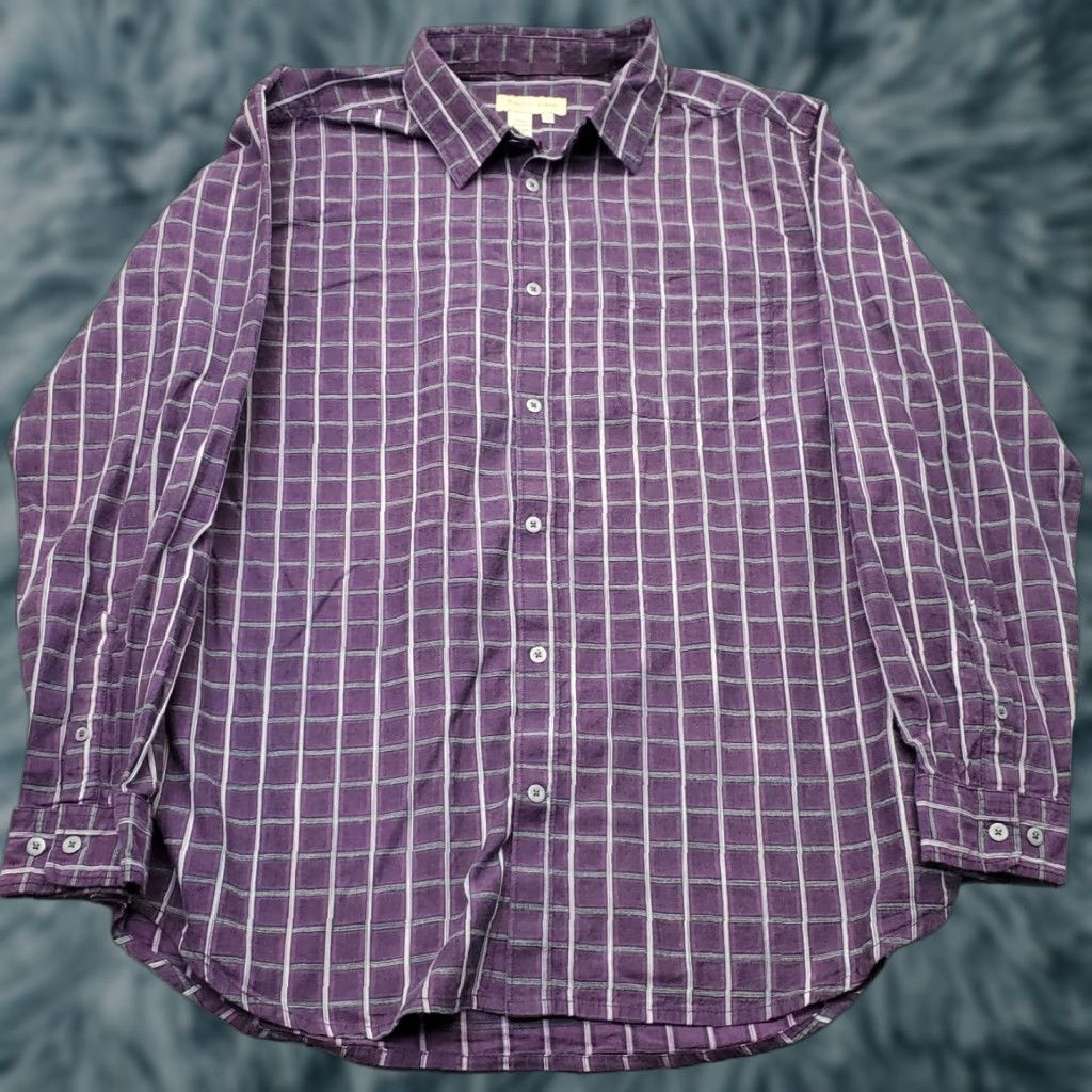 The Territory Ahead Territory Ahead Shirt Mens XL Multicolor Plaid Button-Up Long Sleeve Regular Fit EUC Size US XL / EU 56 / 4 - 1 Thumbnail