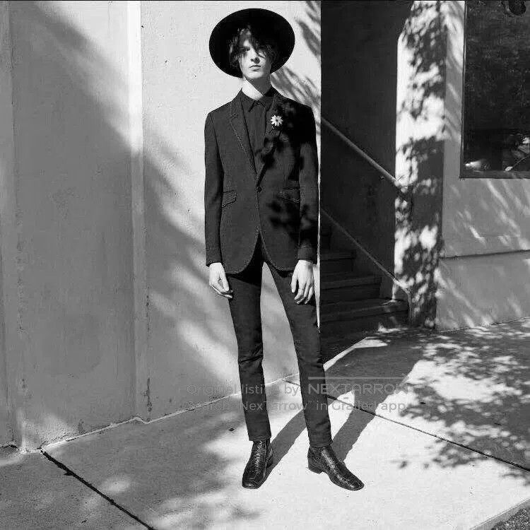 Saint Laurent Paris Saint Laurent Dark Gray Wool Blazer. Size US S / EU 44-46 / 1 - 5 Thumbnail