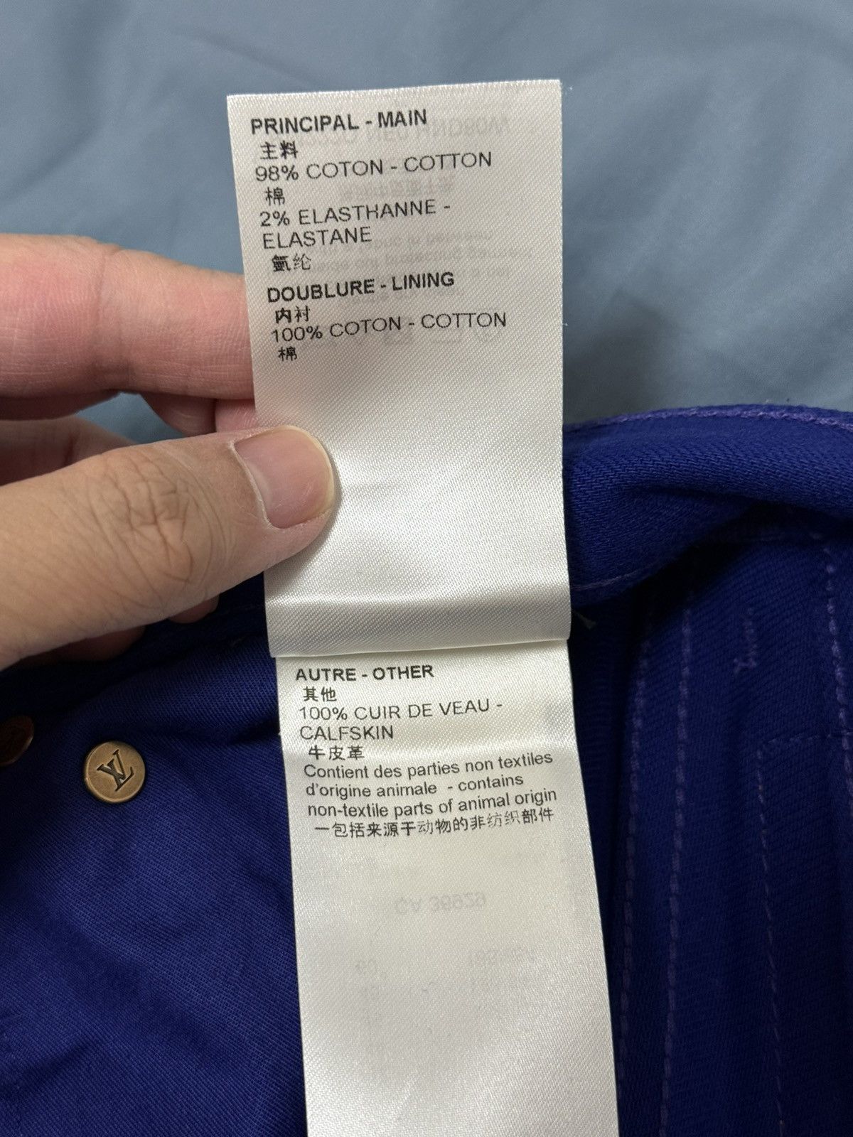 Louis Vuitton Louis Vuitton blue denim jeans 30 Size US 30 / EU 46 - 8 Thumbnail