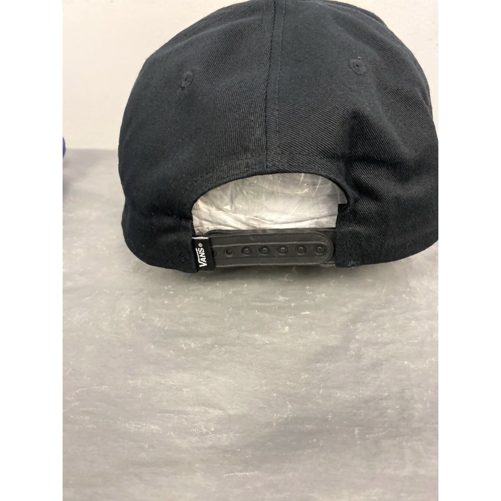 Vans VANS Men’s 5 Panel Hat Cap - Black Adjustable Cotton Twill Casual Unisex Size ONE SIZE - 5 Thumbnail