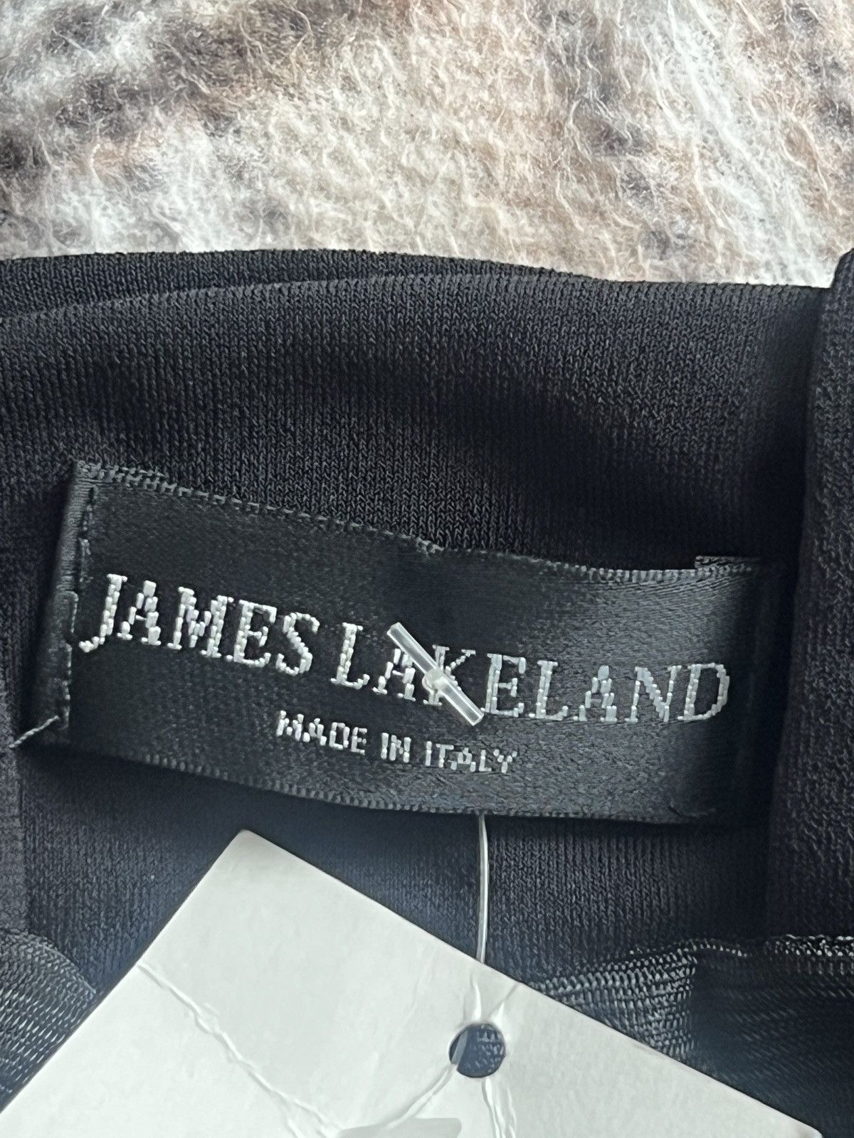 Other James Lakeland black asymetric diamond dress made in Italy Size M / US 6-8 / IT 42-44 - 2 Thumbnail