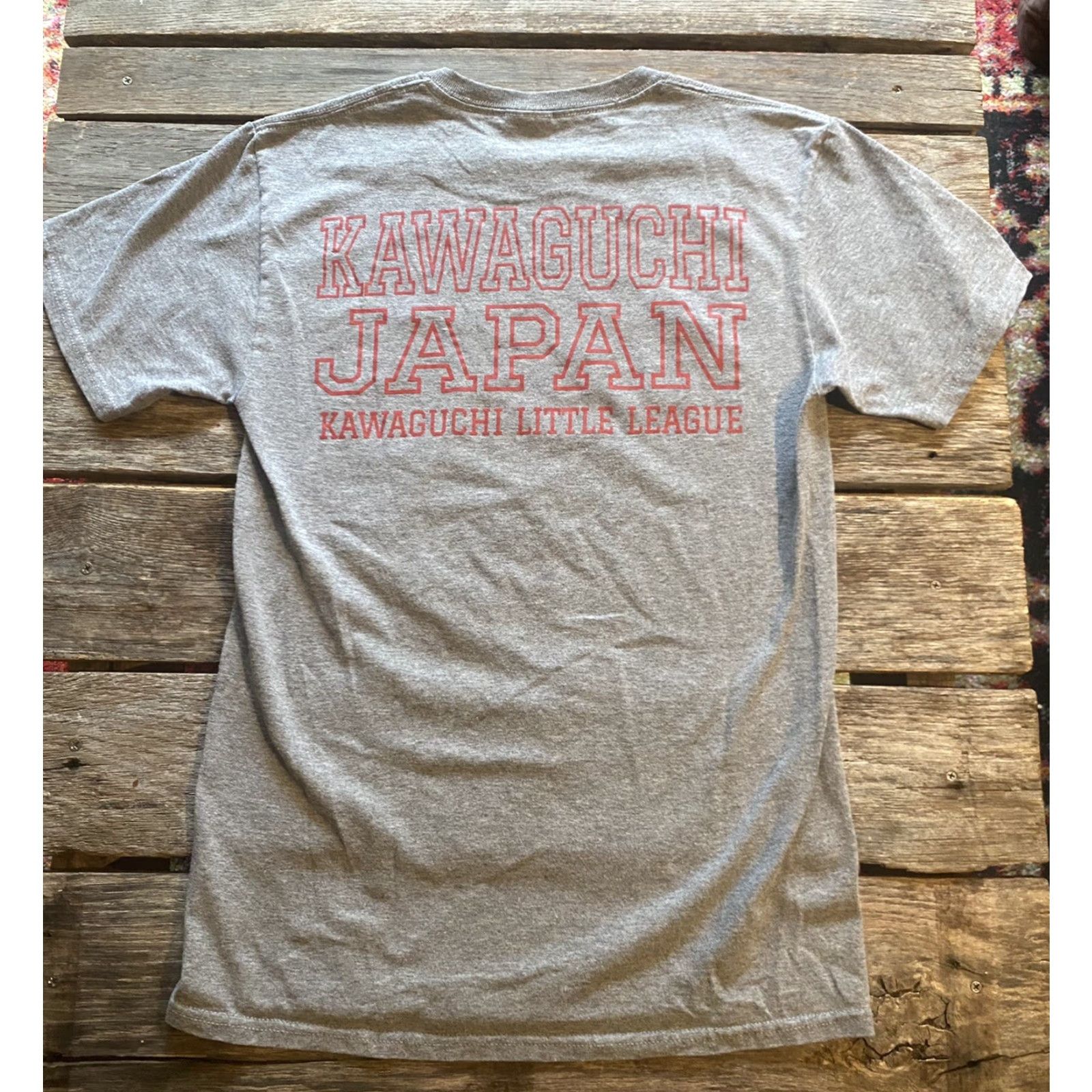 Jerzees Jerzees T-Shirt Gray Short Sleeve S Japan Kawaguchi Little League World Series 2018 Graphic Tee Mens Size US S / EU 44-46 / 1 - 2 Thumbnail
