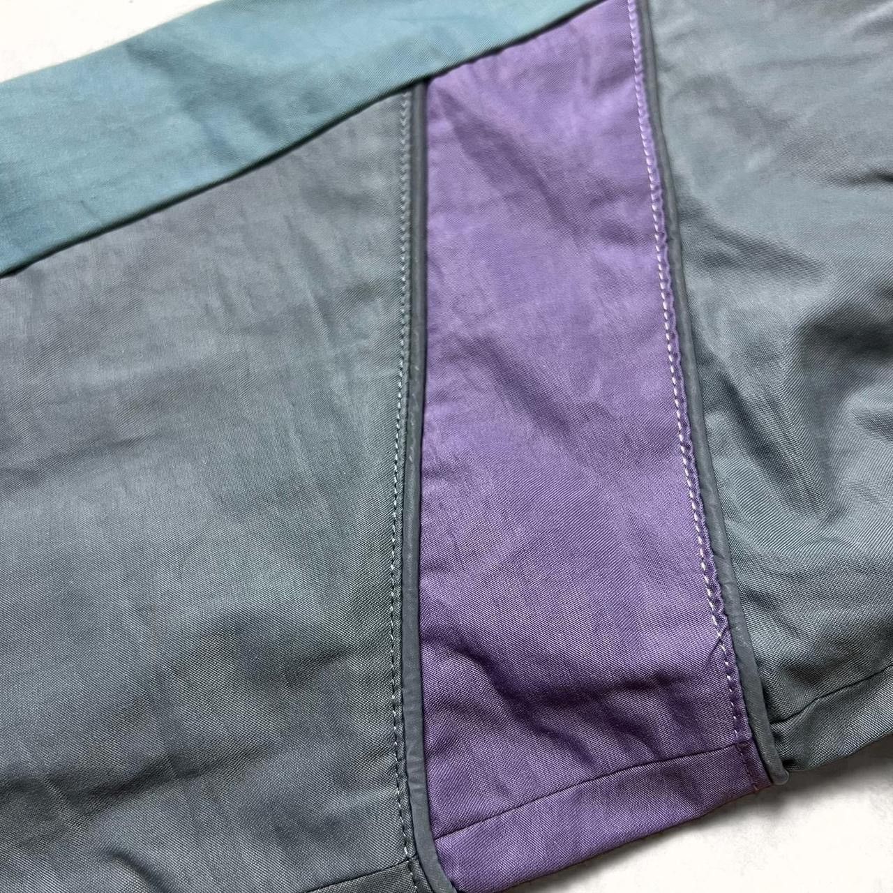 Japanese Brand Kite Era reflective pipe trim windbreaker jacket Size US M / EU 48-50 / 2 - 5 Thumbnail