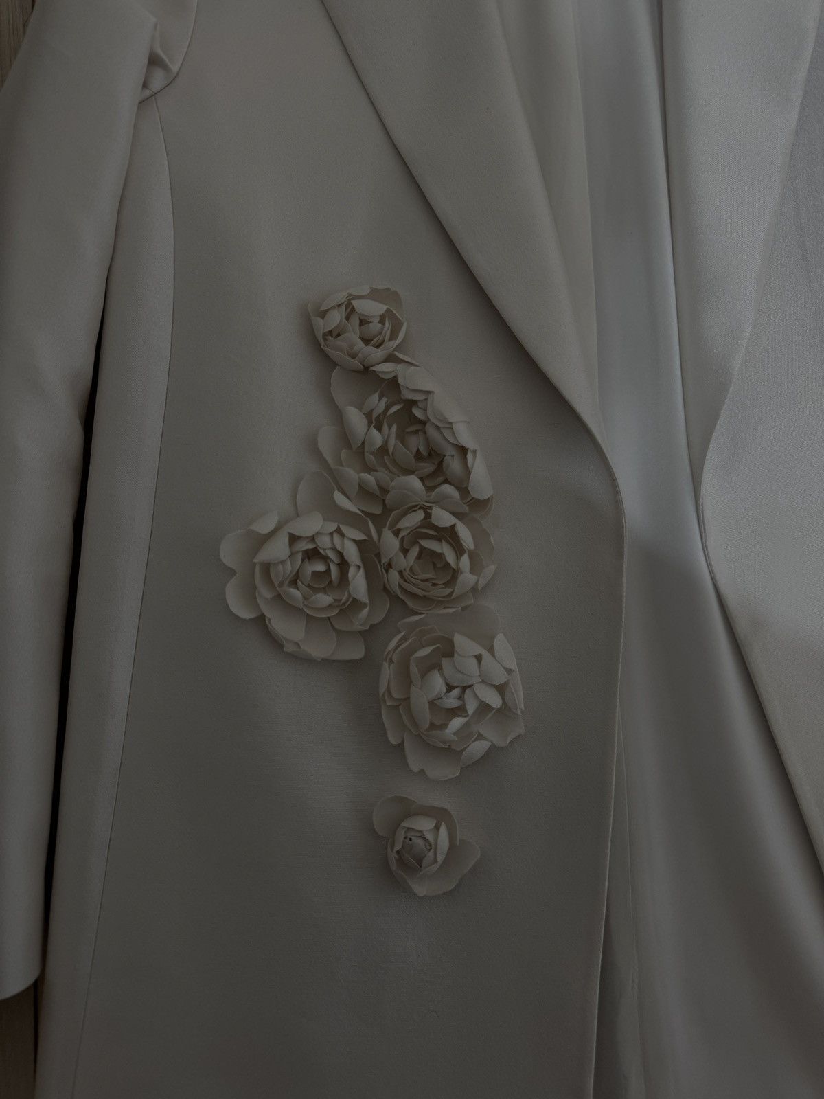 Designer Floral Embellishment Blazer Size XXS / US 00 / IT 34 - 2 Thumbnail