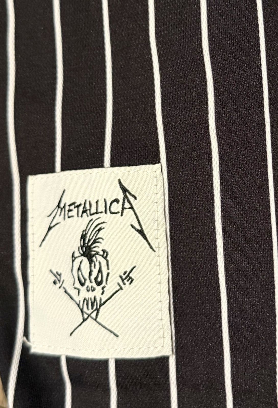 Metallica Metallica Pin Stripe Jersey size 3XL Size US XXL / EU 58 / 5 - 3 Thumbnail