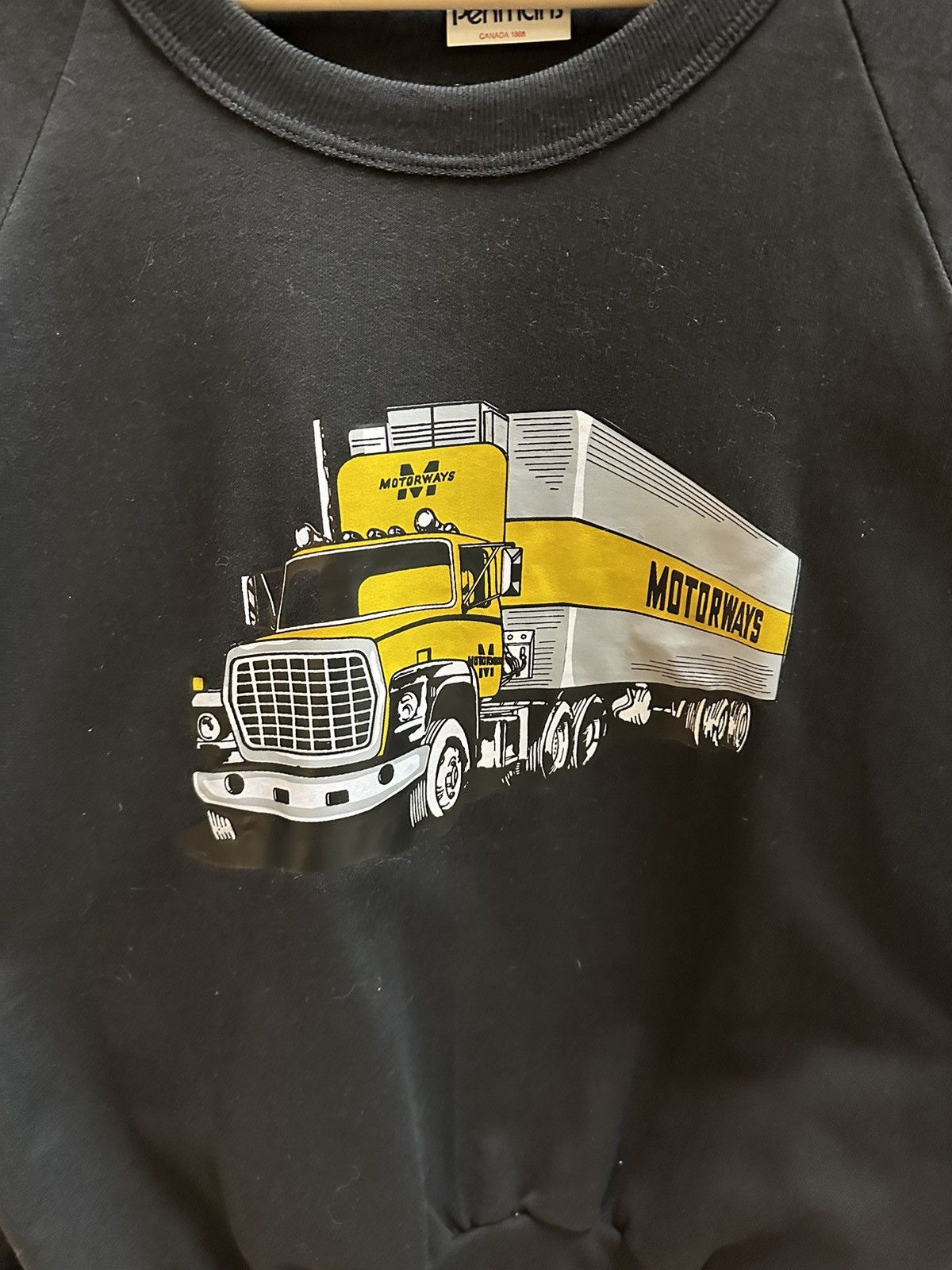 Vintage Vintage 1980s Motorways Trucker Crewneck Medium Size US M / EU 48-50 / 2 - 4 Thumbnail
