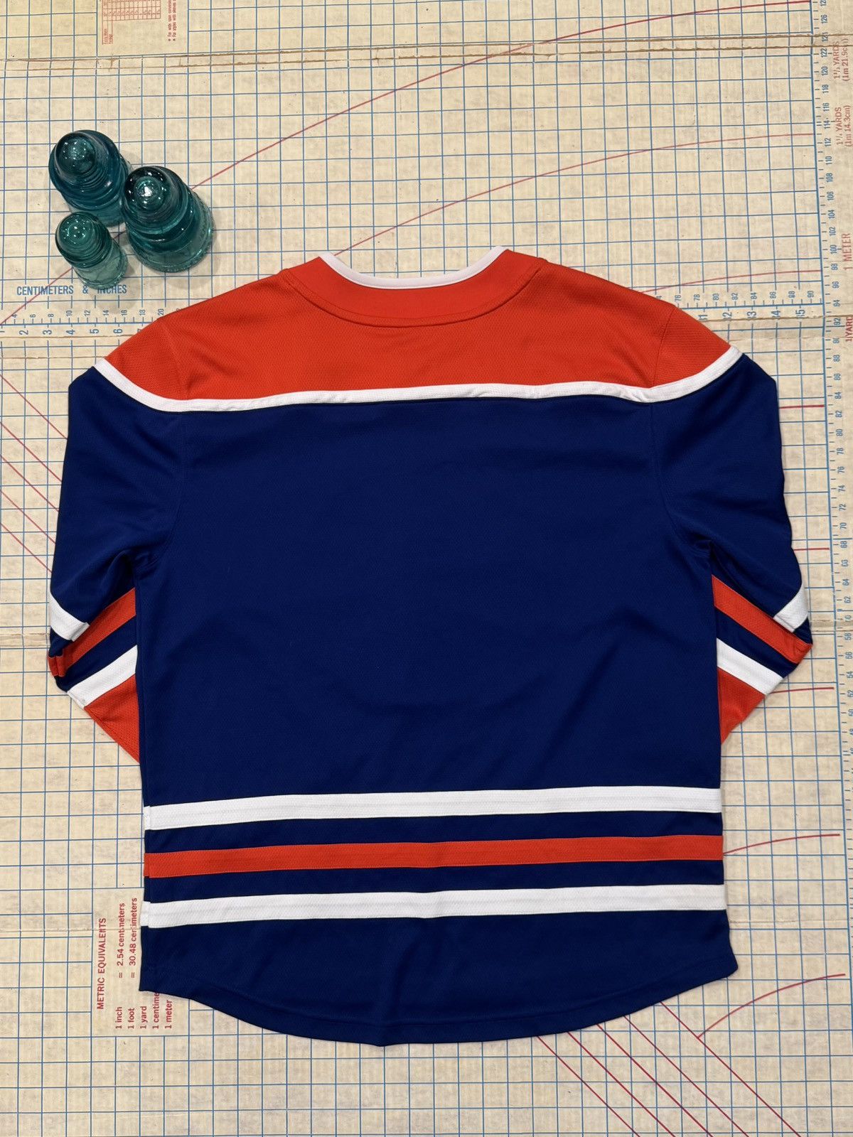 NHL Edmonton Oilers Blank Hockey Jersey Fanatics Mens Large Size US L / EU 52-54 / 3 - 11 Thumbnail