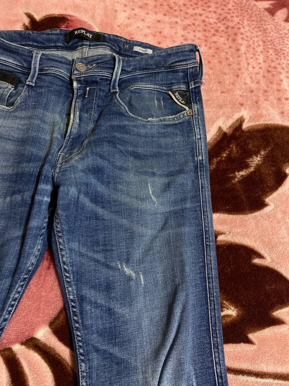 Vintage Vintage Distressed Faded Denim Pants Jeans Size US 33 - 9 Thumbnail