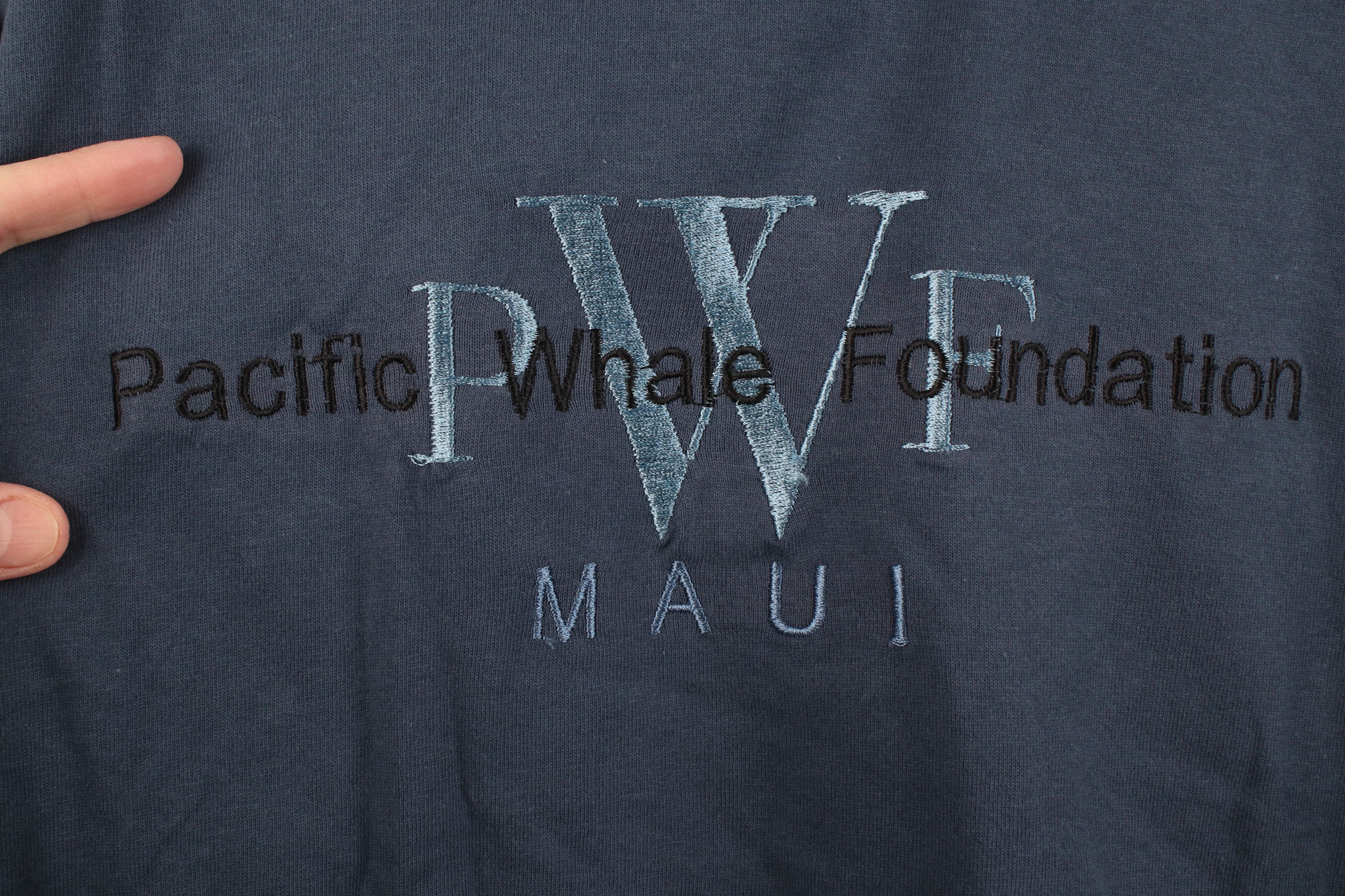 Vintage Vintage 90s Pacific Whale Foundation Maui Hawaii PWF T-Shirt Size US L / EU 52-54 / 3 - 4 Thumbnail