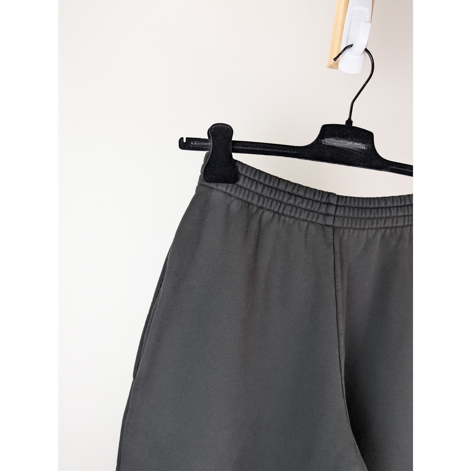 Balenciaga o1rshd1 Activewear Molleton Archetype Baggy Sweatpants Black Size US 30 / EU 46 - 16 Thumbnail