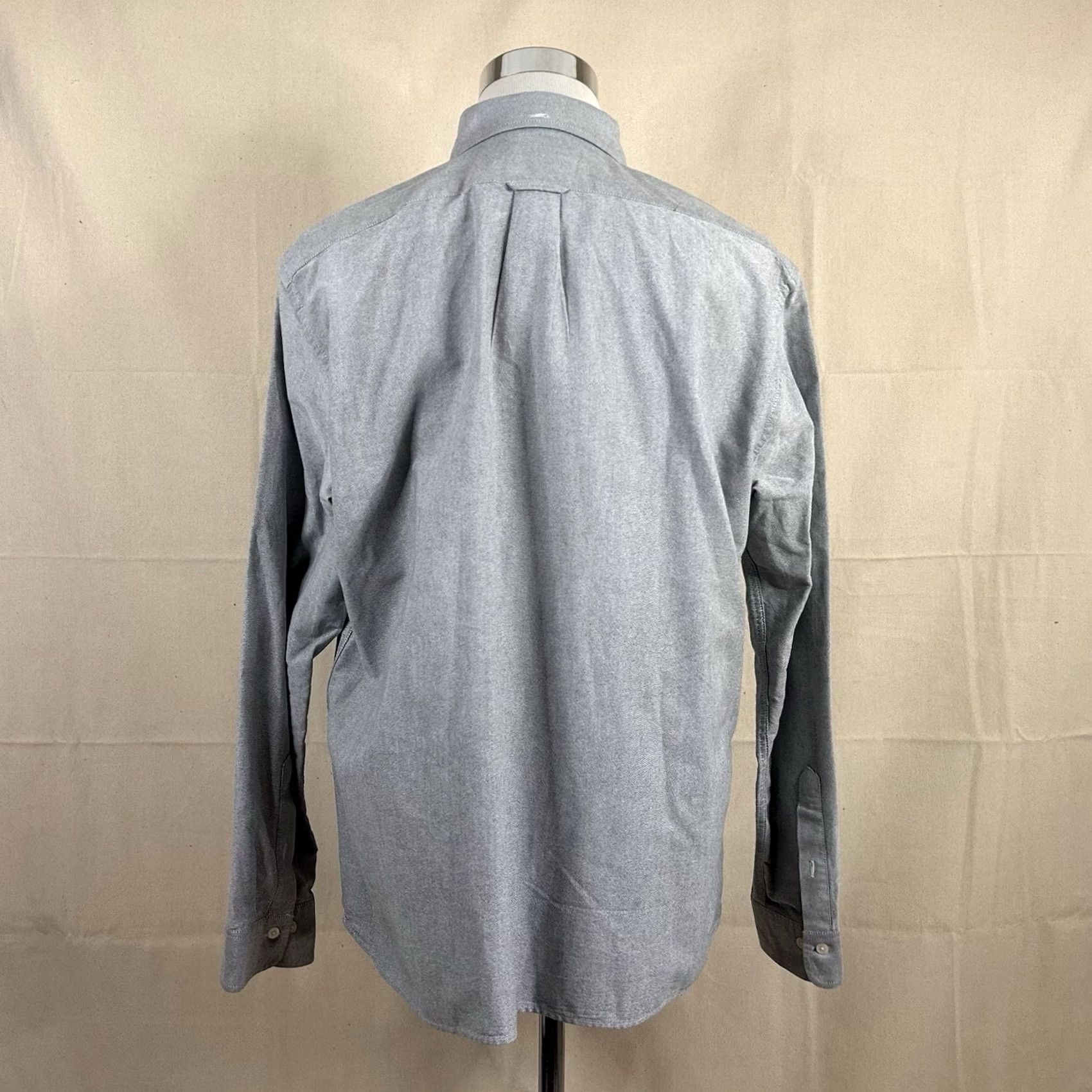Brooks Brothers Brooks Brothers XL Casual Oxford Shirt Gray Button Down 100% Cotton Mens Regular Button-Down Shirt Size US XL / EU 56 / 4 - 6 Thumbnail