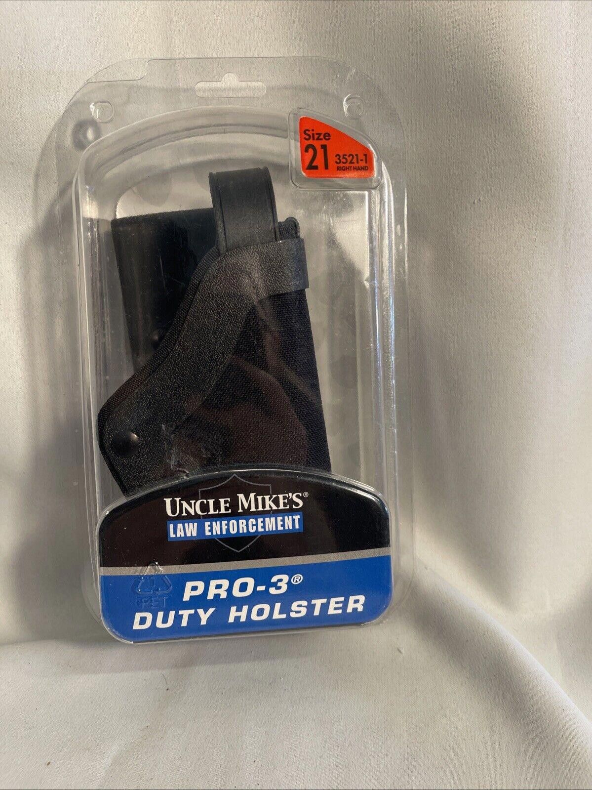 Designer Uncle Mikes Pro 3 Slimline Duty Holster Size 21 3521-1 RH Size ONE SIZE - 1 Thumbnail