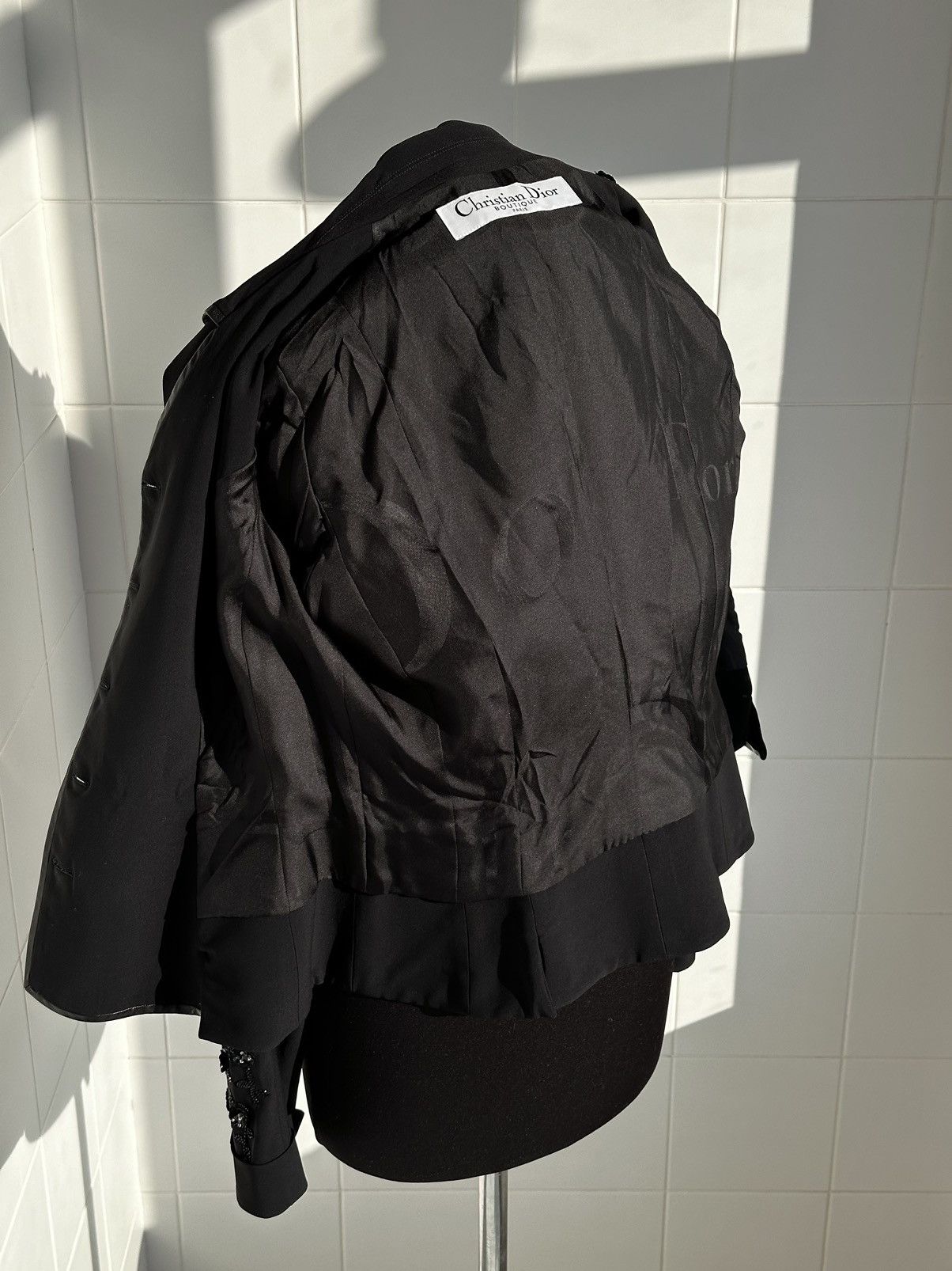 Dior DIOR Beaded Jacket Embroidered with Pearl Celluloid Flowers Size M / US 6-8 / IT 42-44 - 19 Thumbnail