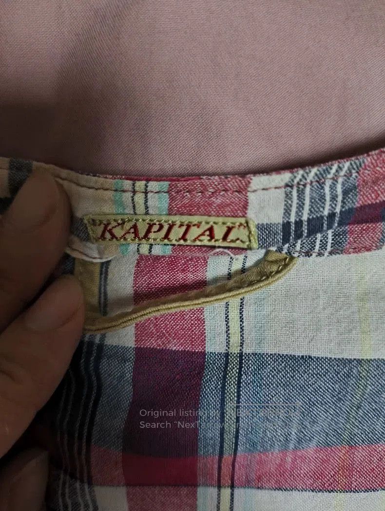 Kapital KAPITAL Early Plaid Cotton Vest Size US M / EU 48-50 / 2 - 2 Thumbnail
