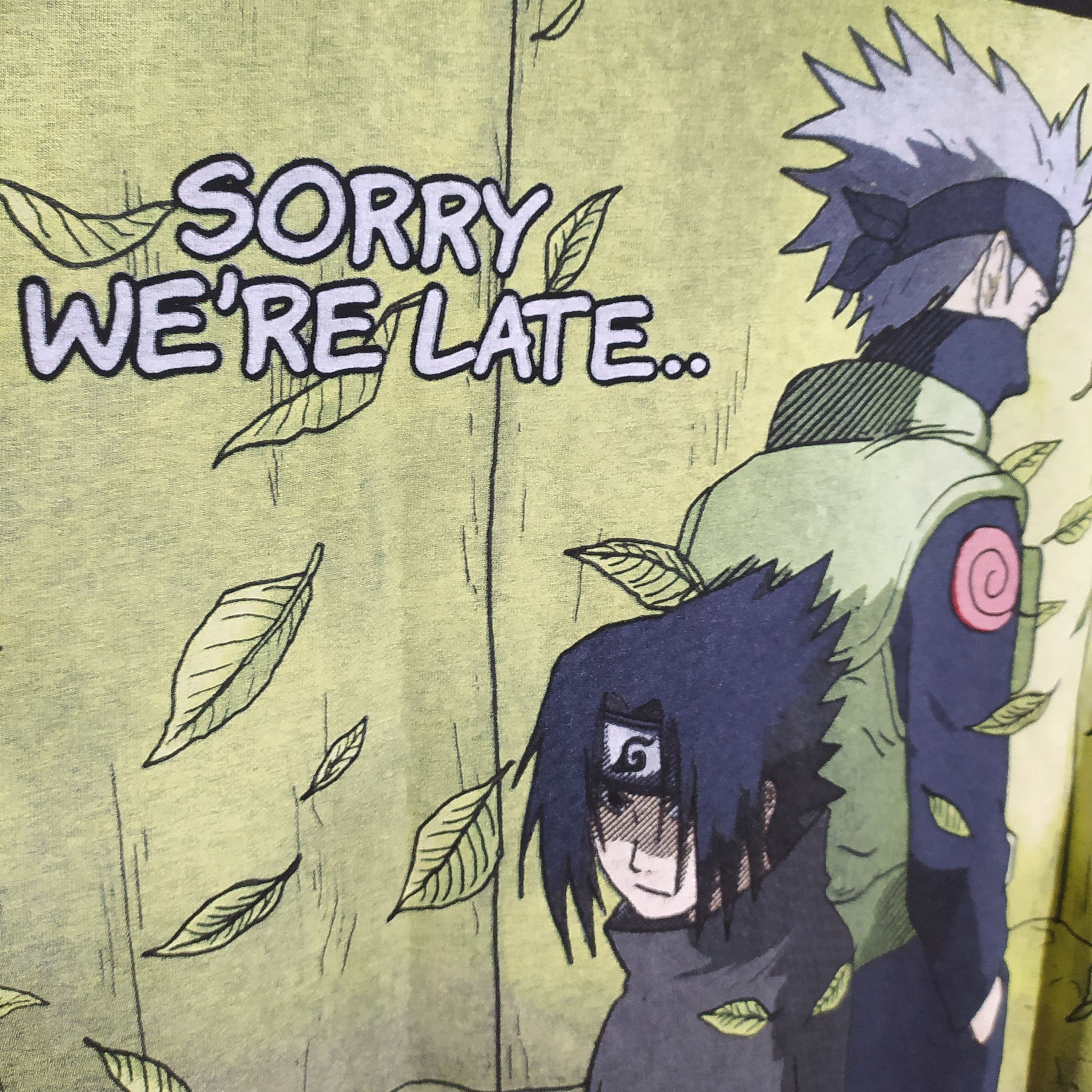 Anime × Japanese Brand × Vintage 🔥Rare🔥 Uchiha Sasuke x Kakashi Hatake Modern Naruto Tee Size US XL / EU 56 / 4 - 5 Thumbnail