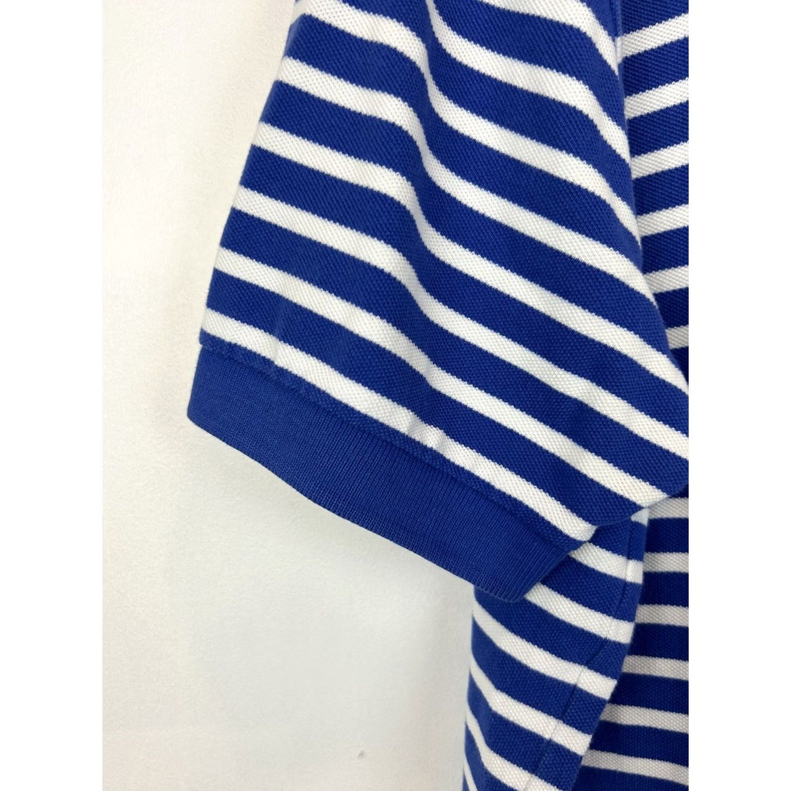 Polo Ralph Lauren Polo Ralph Lauren Polo Shirt Men XL Logo Golf Cotton Stripe BluePreppy Nautical Shirt Short Sleeve Collared Blue White Classic Logo Men XL Size US XL / EU 56 / 4 - 6 Thumbnail