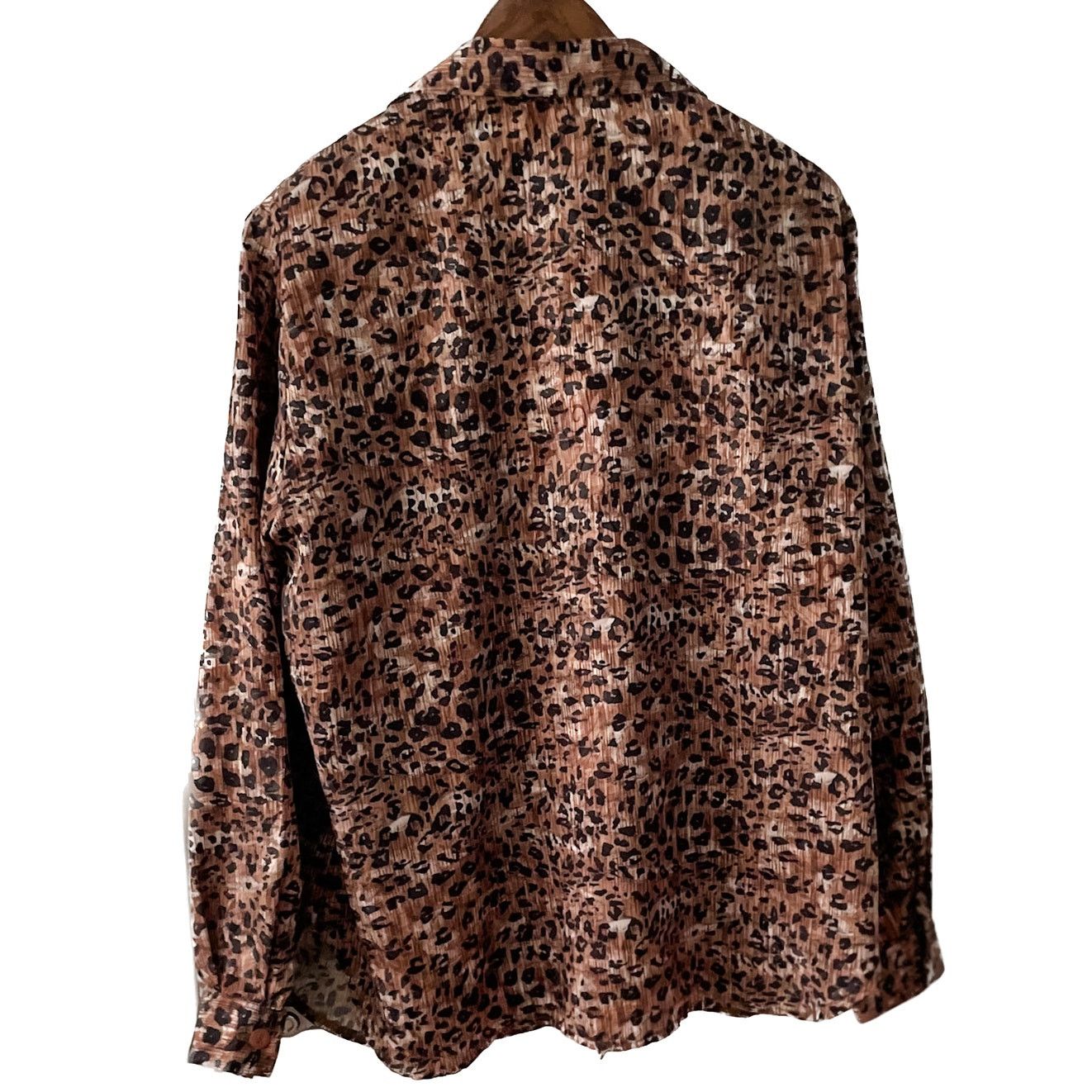 Vintage Patchington Vintage Leopard Print Blouse Brown Black L Size L / US 10 / IT 46 - 6 Thumbnail