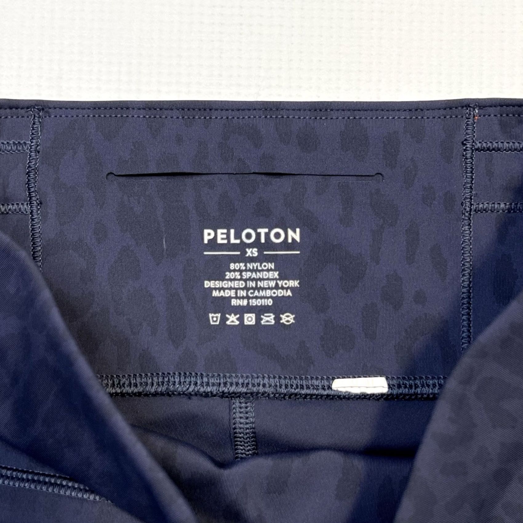 Commission Mission Leggings Womens XS Blue Cheetah Print Peloton Athletic Ankle Slimming Pockets Quick Dry Yoga Gym & Training Size 26" / US 2 / IT 38 - 7 Thumbnail