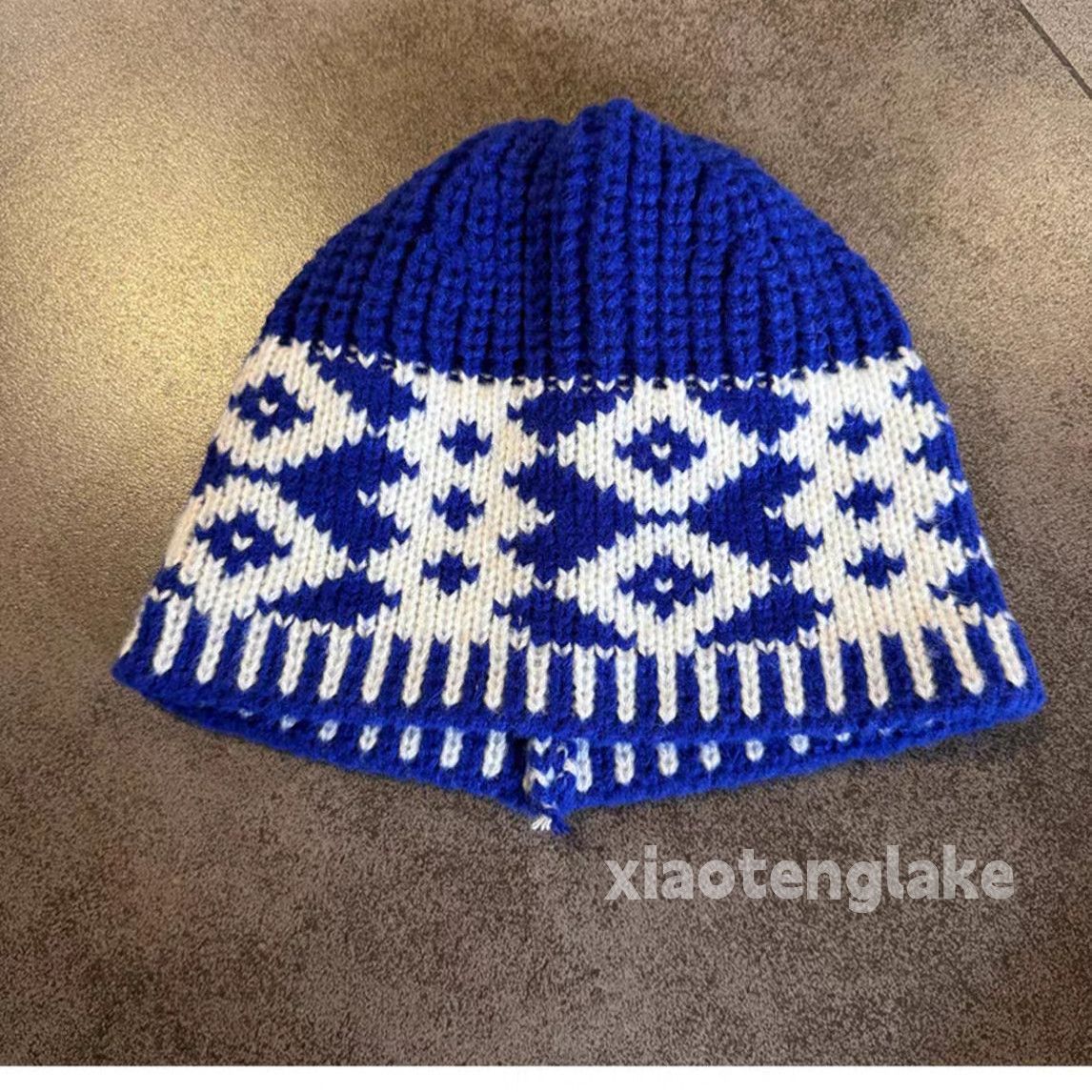Vintage Unisex outdoor utility skate hiphop beanie knitted cap Size ONE SIZE - 1 Preview