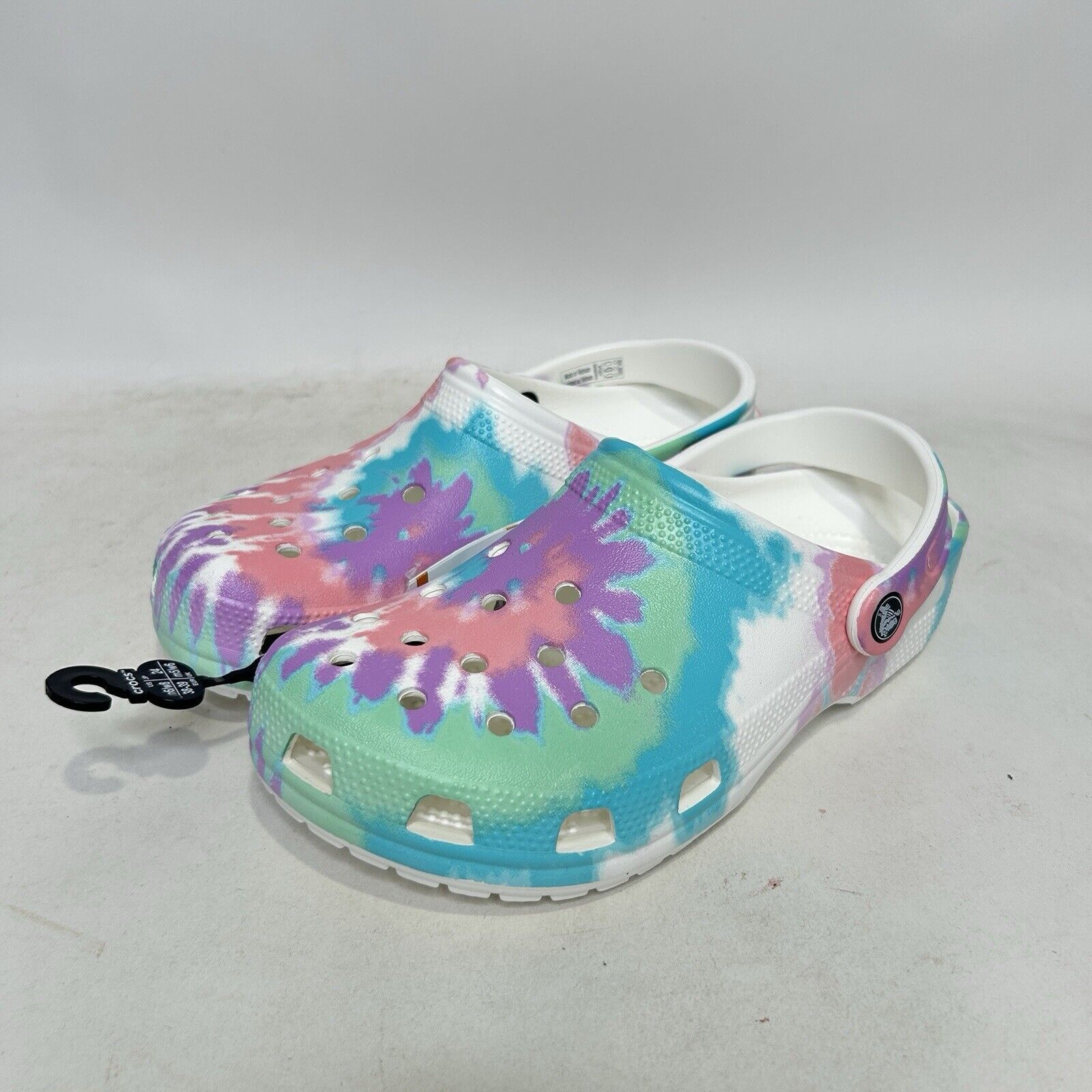 Crocs Crocs Classic Clogs Slip-On Sandal “Pastel Tie-Dye” Size US 8 / IT 38 - 3 Thumbnail