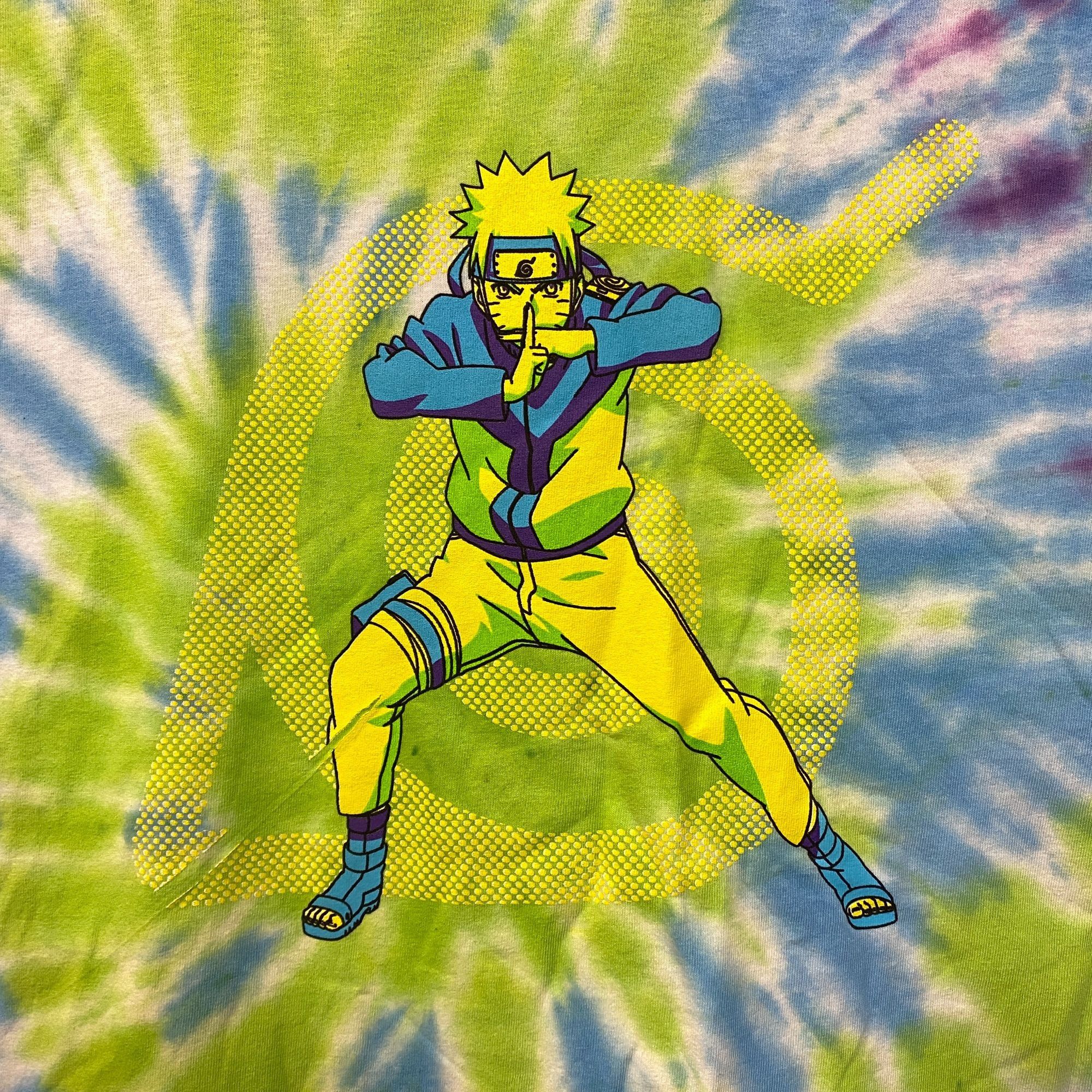 Anime Naruto Shippuden Anime Tie dye Tshirt size XL Size US XL / EU 56 / 4 - 2 Thumbnail